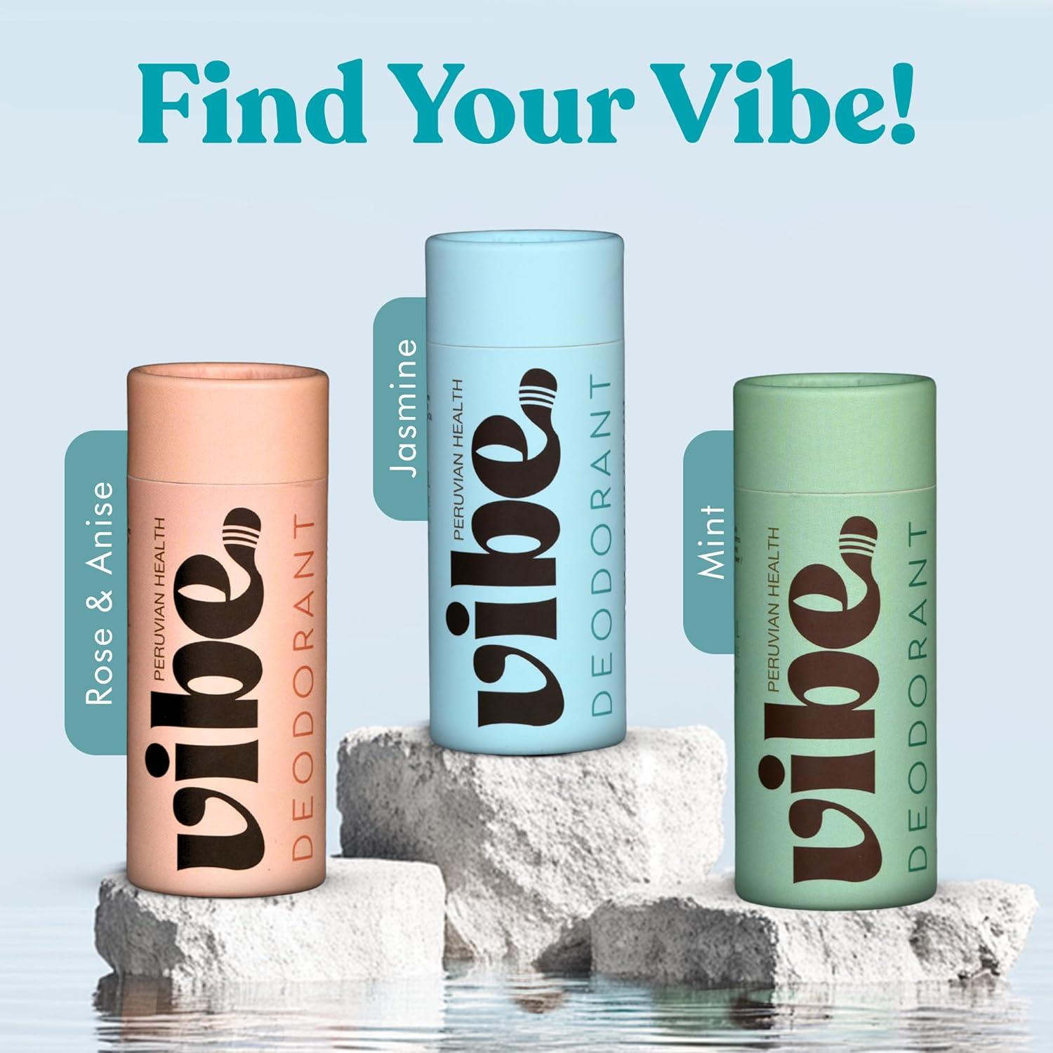 Desodorante Natural Vibe Jazmín Sin Aluminio 100g Piel Sensible