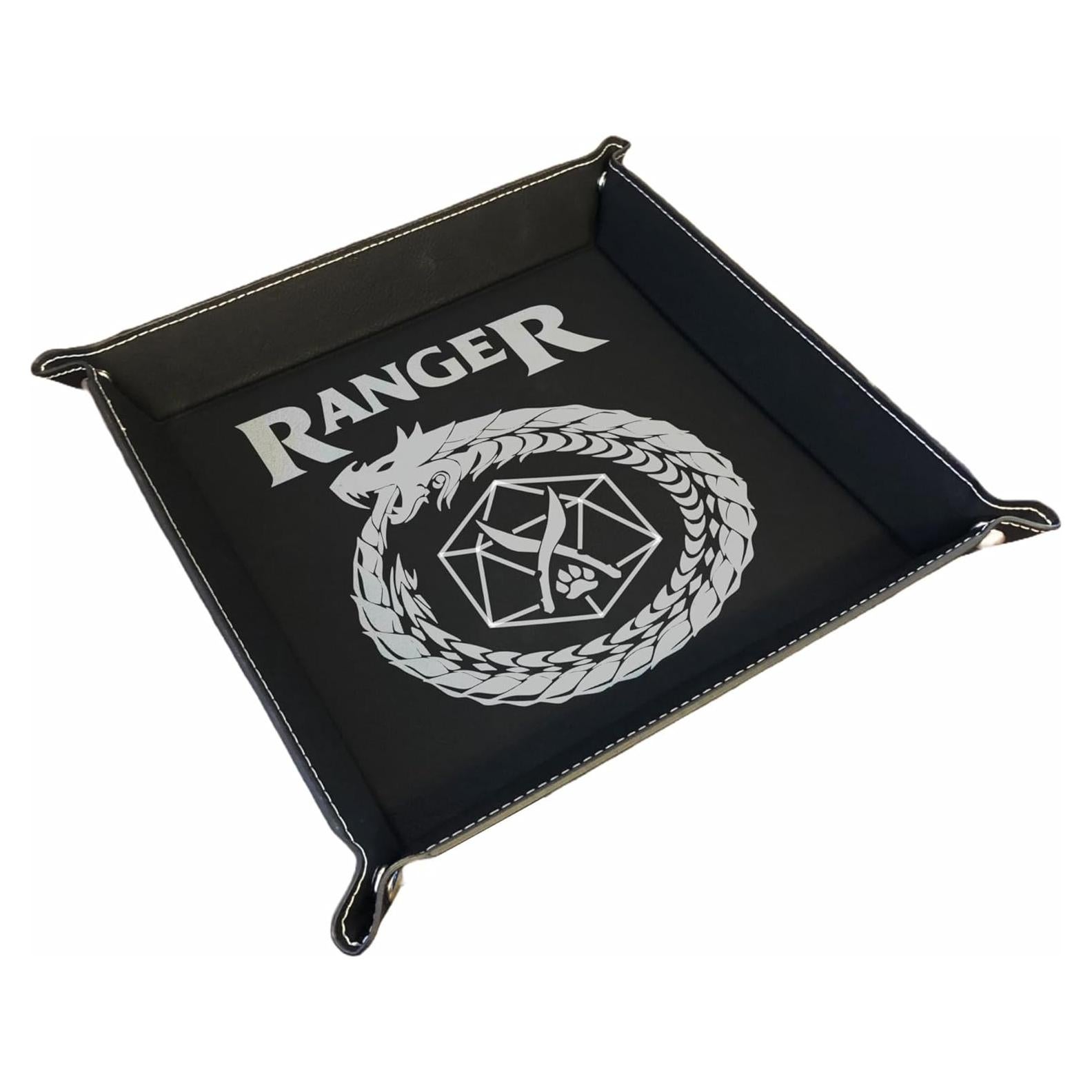 Bandeja de Dados D&D PrecisionNC Cuero Sintético Negro 32.7cm