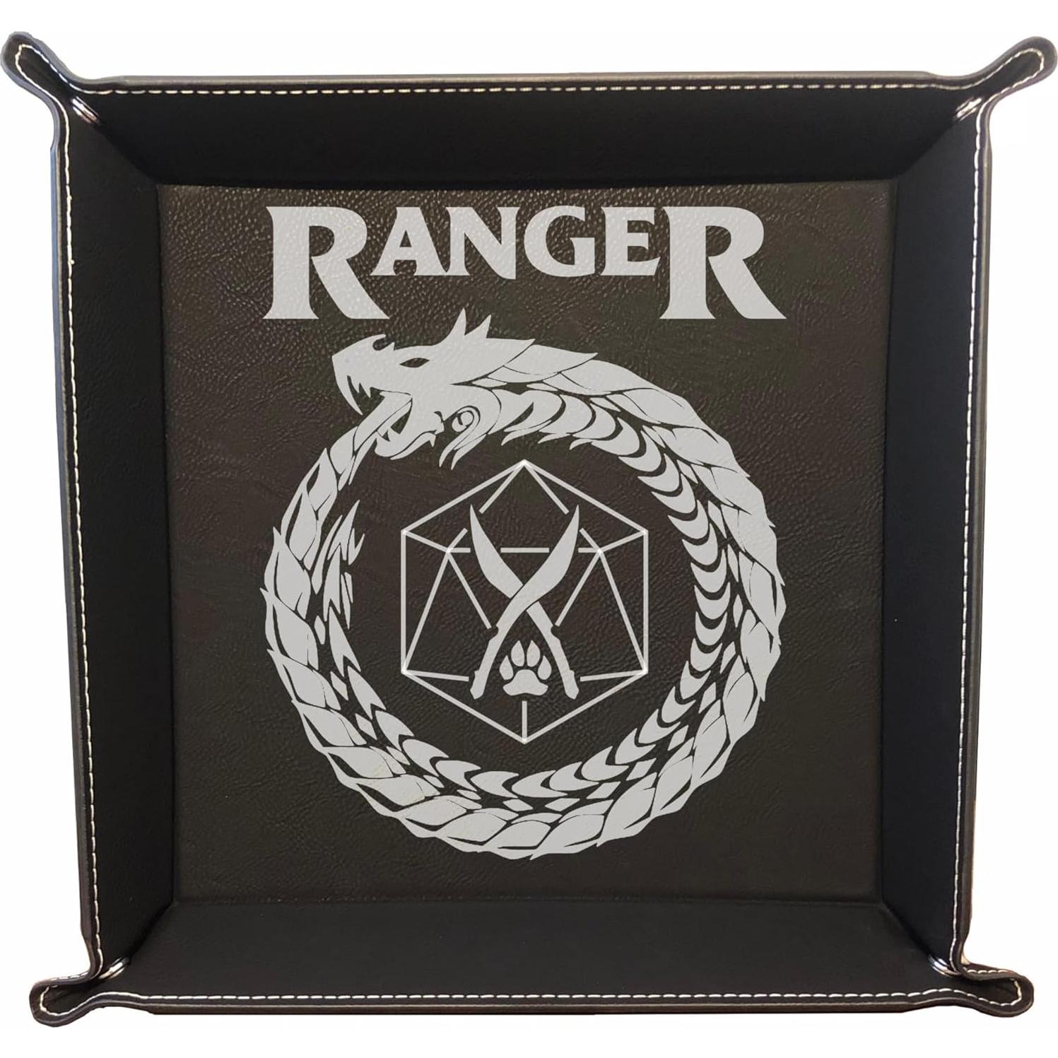 Bandeja de Dados D&D PrecisionNC Cuero Sintético Negro 32.7cm