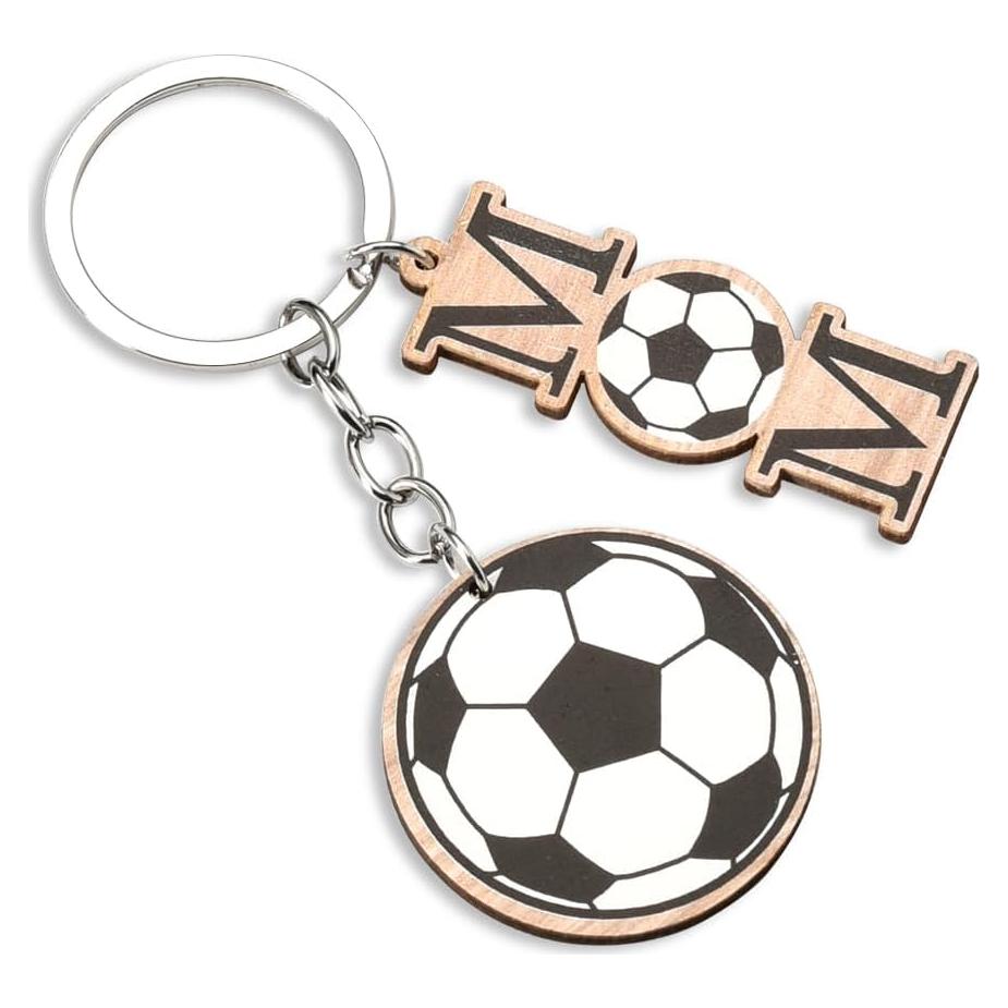 Llavero de Fútbol para Mamá MXXGMYJ 12x5cm Regalo Especial
