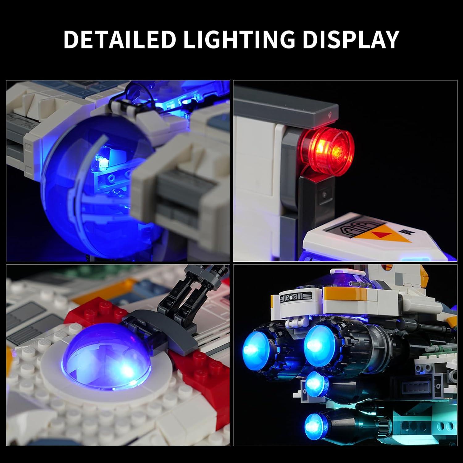 Kit de Luz LED para Lego Star Wars Ghost y Phantom II 75357