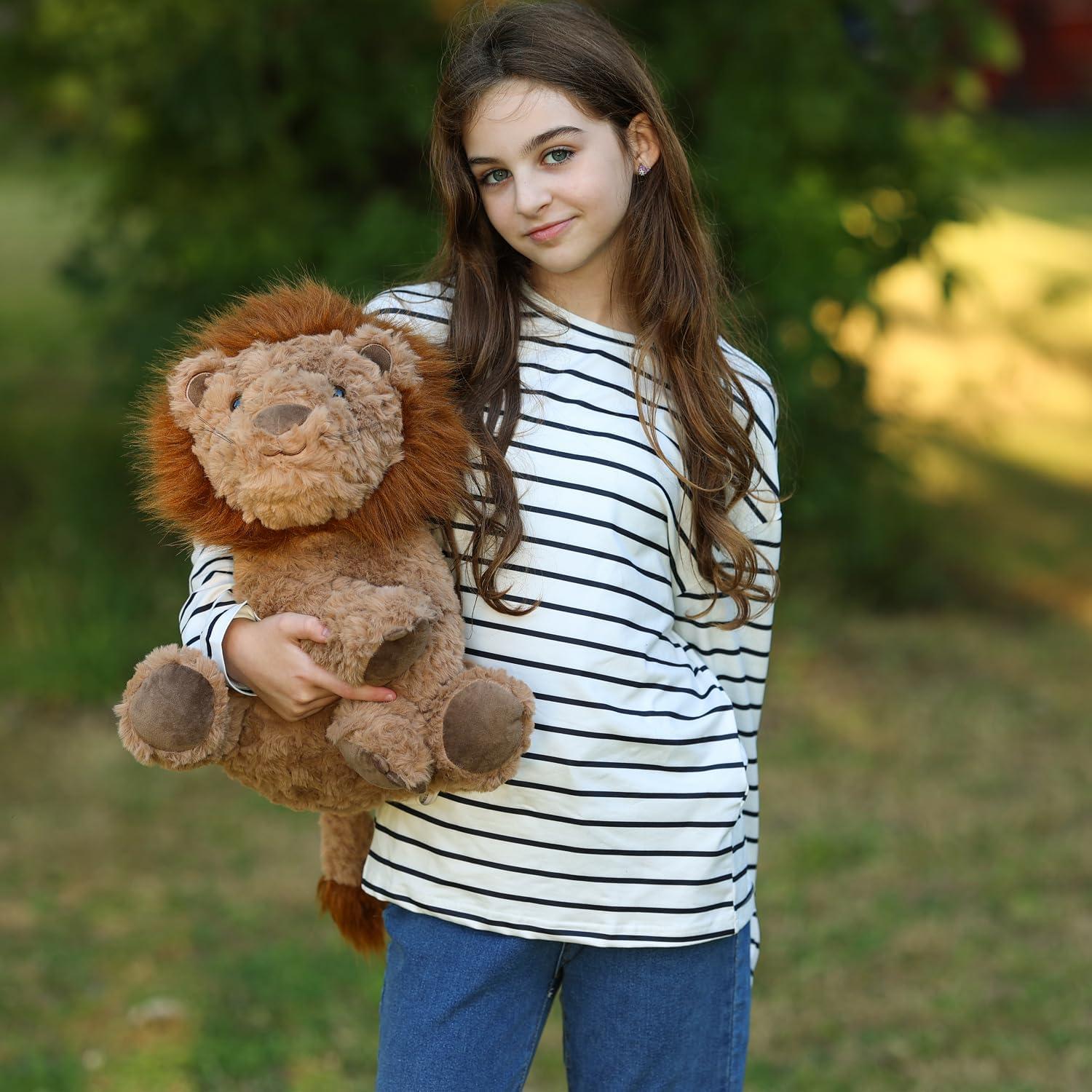 Set de Peluches de León Tezituor 4 Piezas 45 cm Suaves