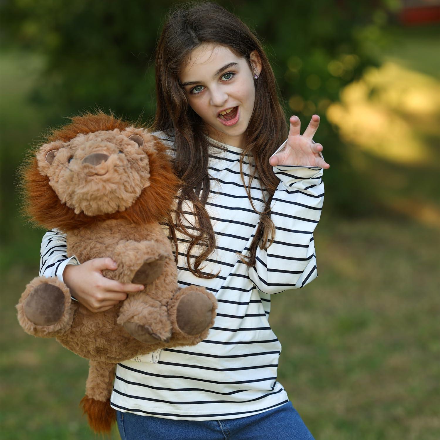 Set de Peluches de León Tezituor 4 Piezas 45 cm Suaves