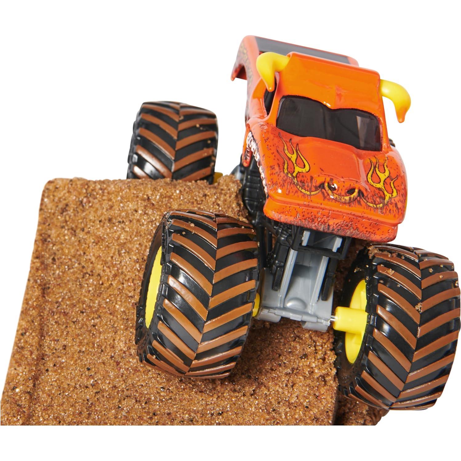 Set de Juego Monster Jam El Toro Loco + 453g de Monster Dirt