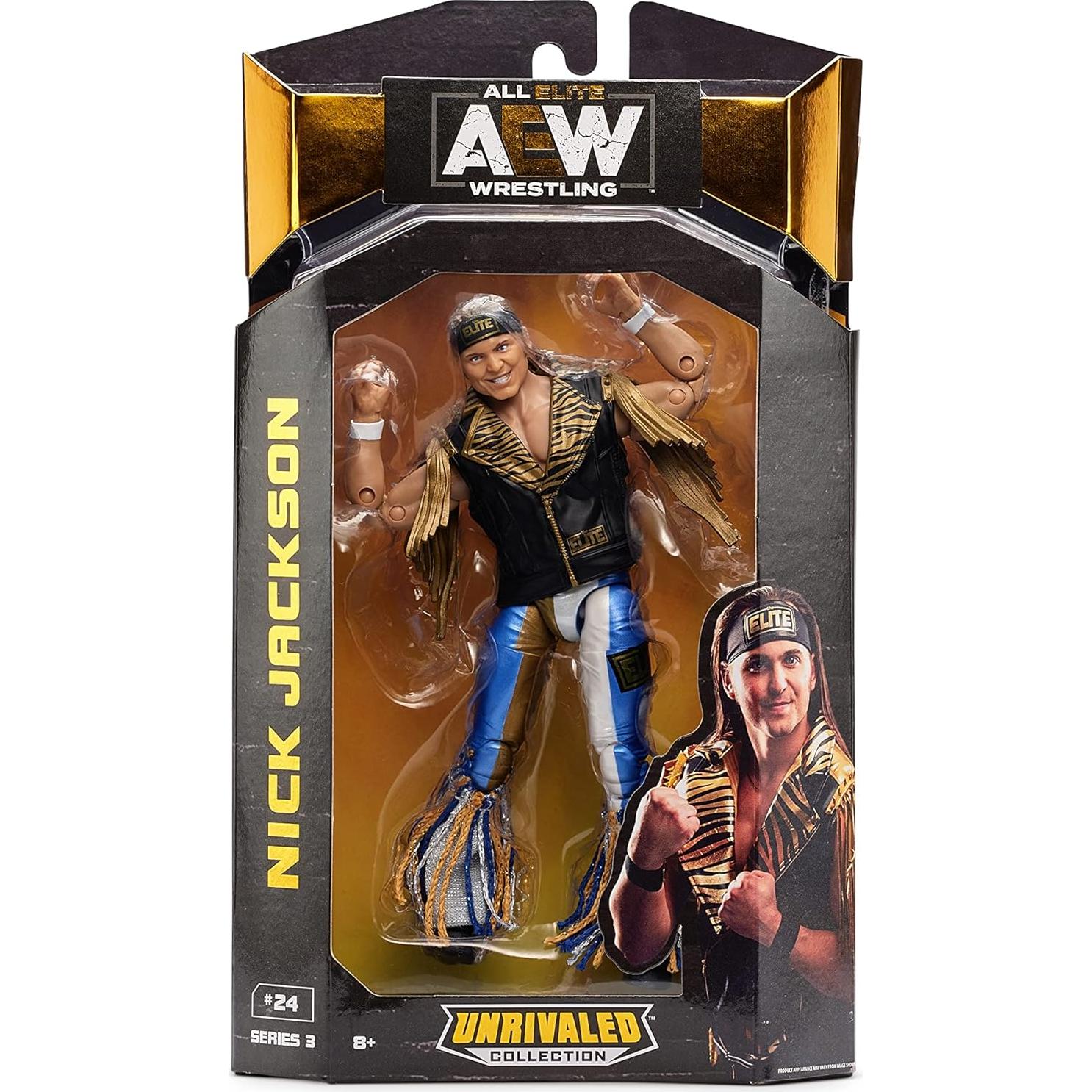 Figura de Acción Nick Jackson AEW Unrivaled 16.5 cm - Jazwares