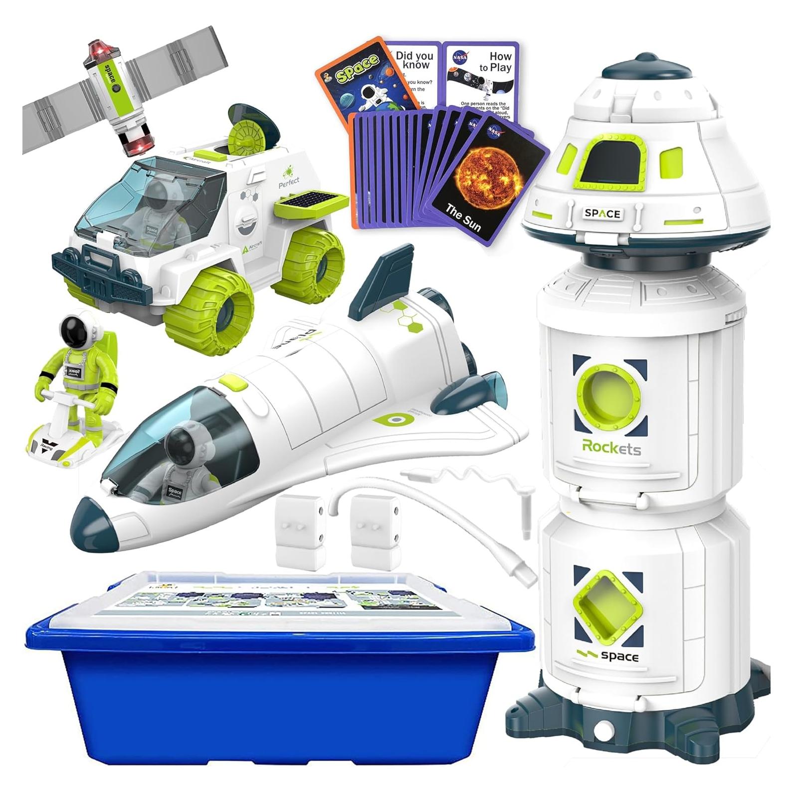 Juego de Juguetes Espaciales COOLDUCK 4 en 1 para Niños