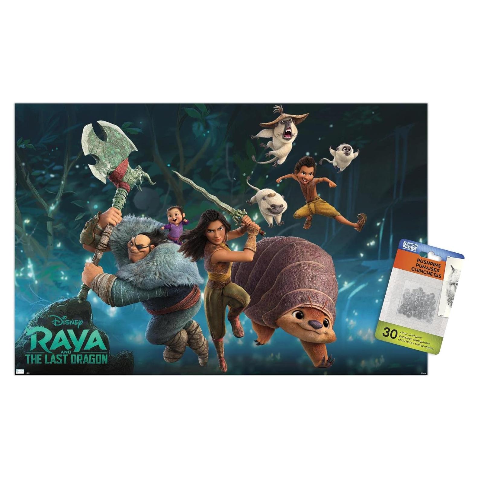 Póster de Pared Disney Raya y el Último Dragón Trends 37.4x56.7cm