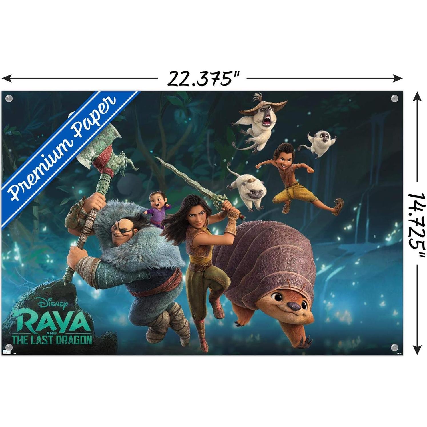 Póster de Pared Disney Raya y el Último Dragón Trends 37.4x56.7cm