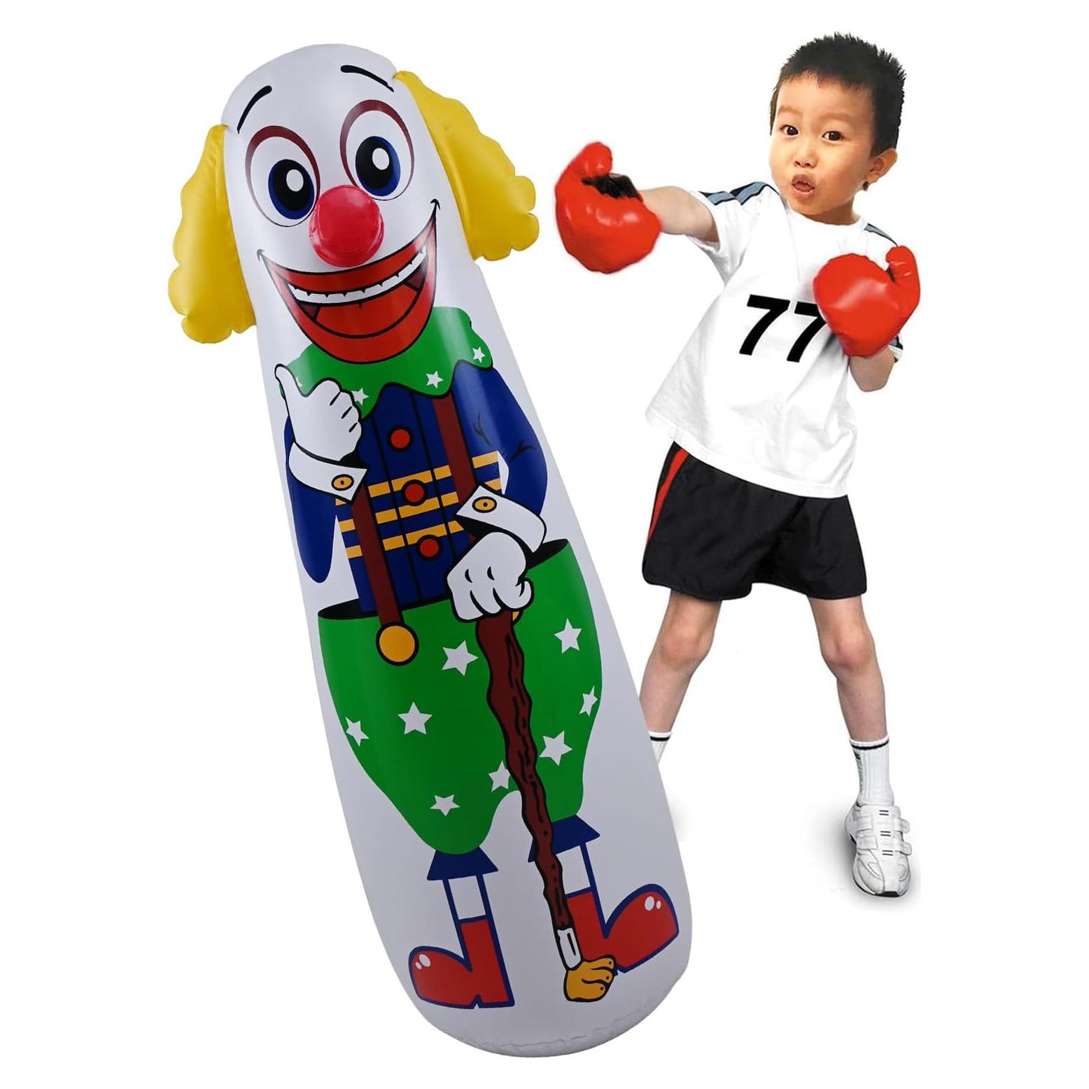 Saco de Boxeo Inflable Payaso Jet Creations 107 cm con Sonido