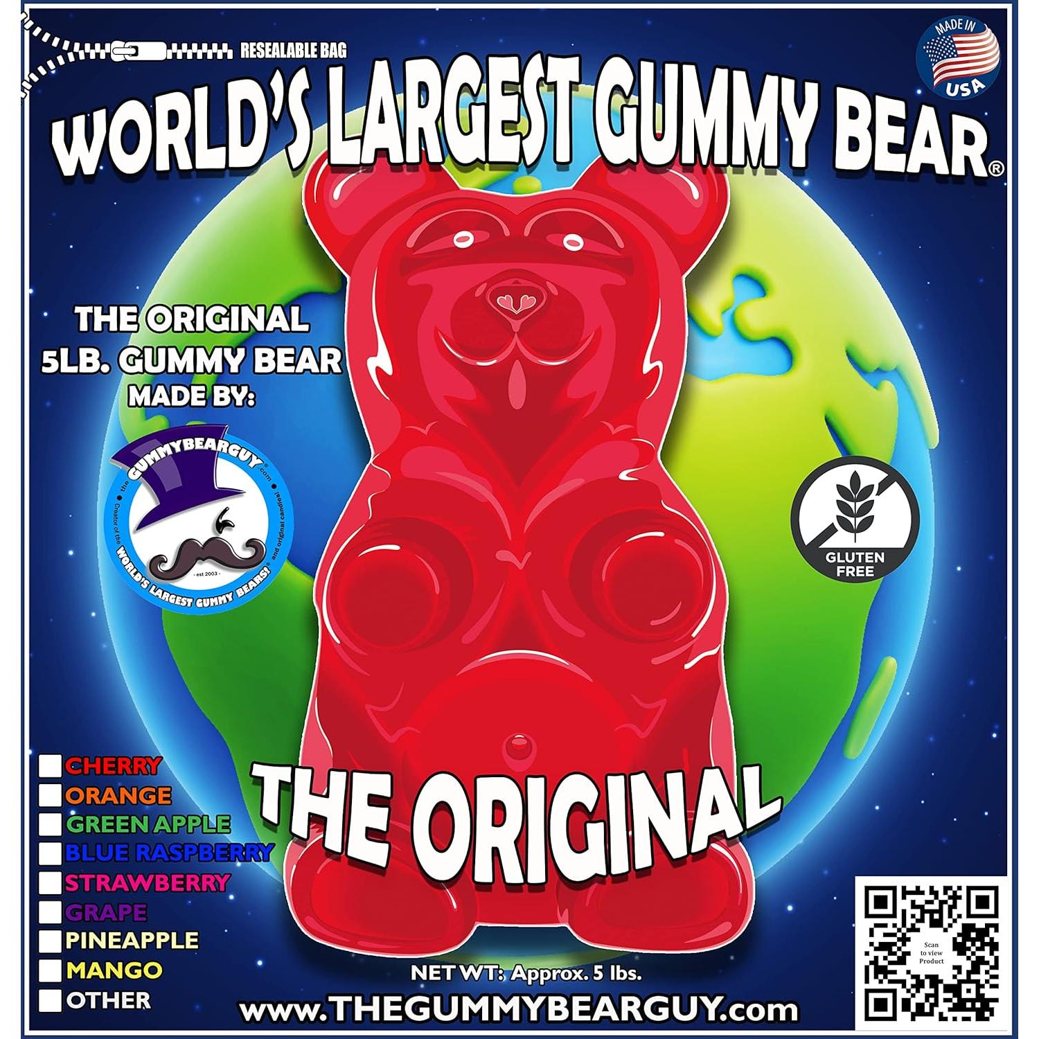 Gummy Bear Gigante 2.27 kg Plátano Brosco Original