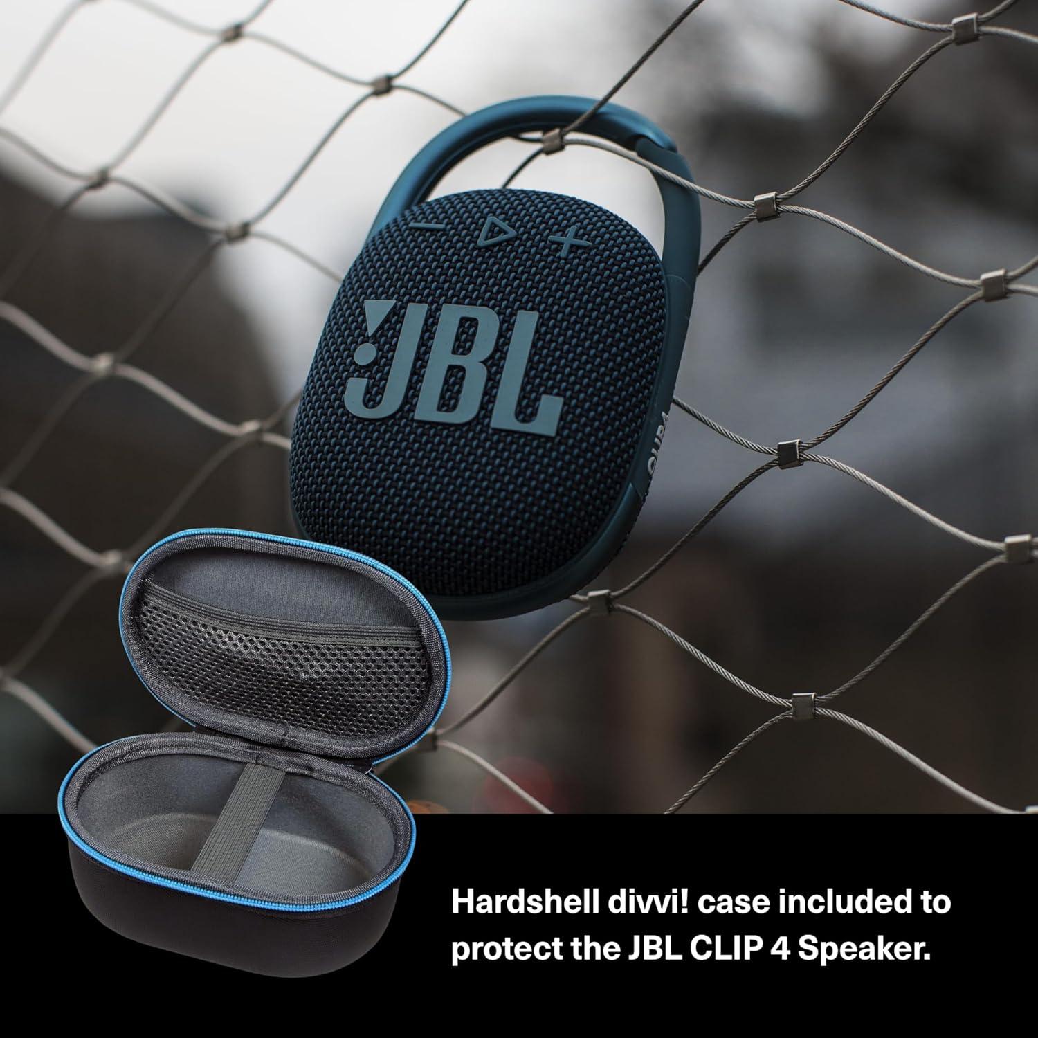 Altavoz Bluetooth JBL Clip 4 + Funda Protectora Dura Negra