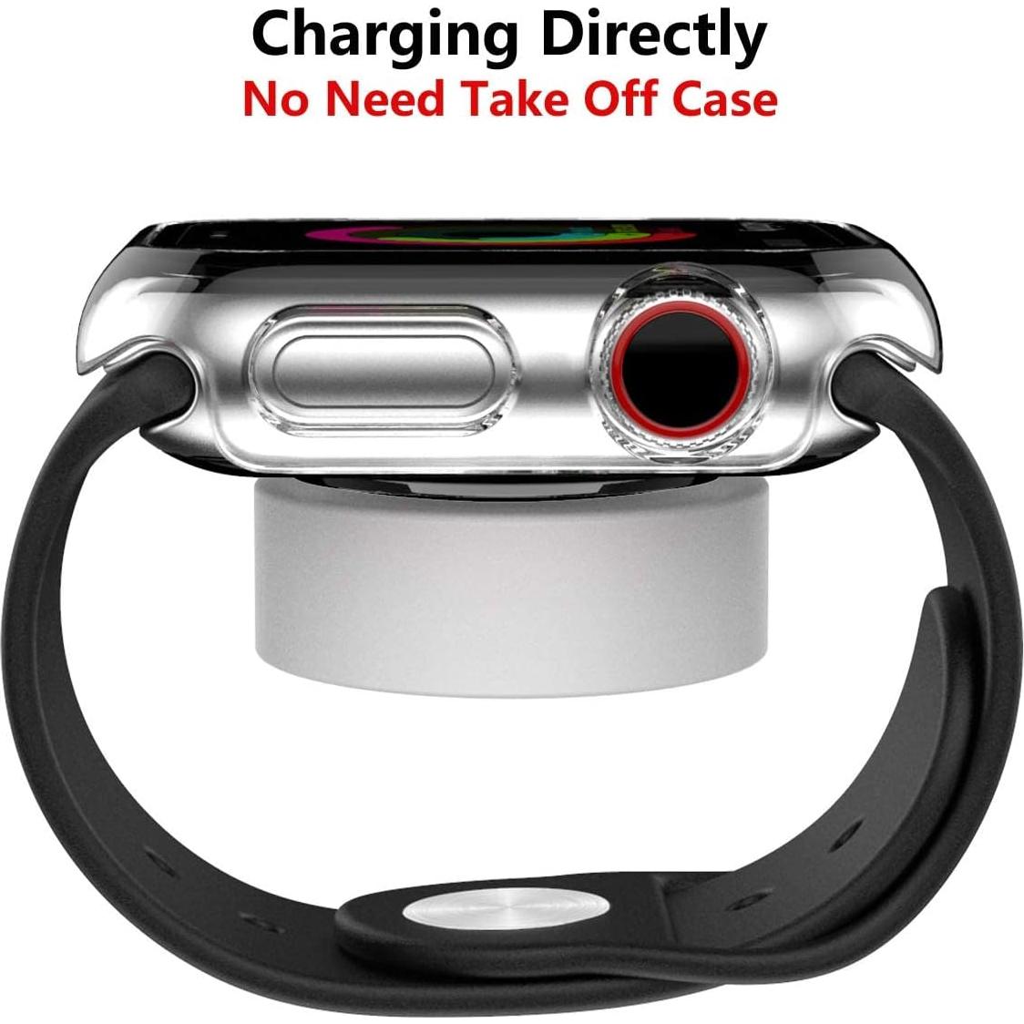 Funda Dura HANKN para Apple Watch 38mm con Protector Vidrio