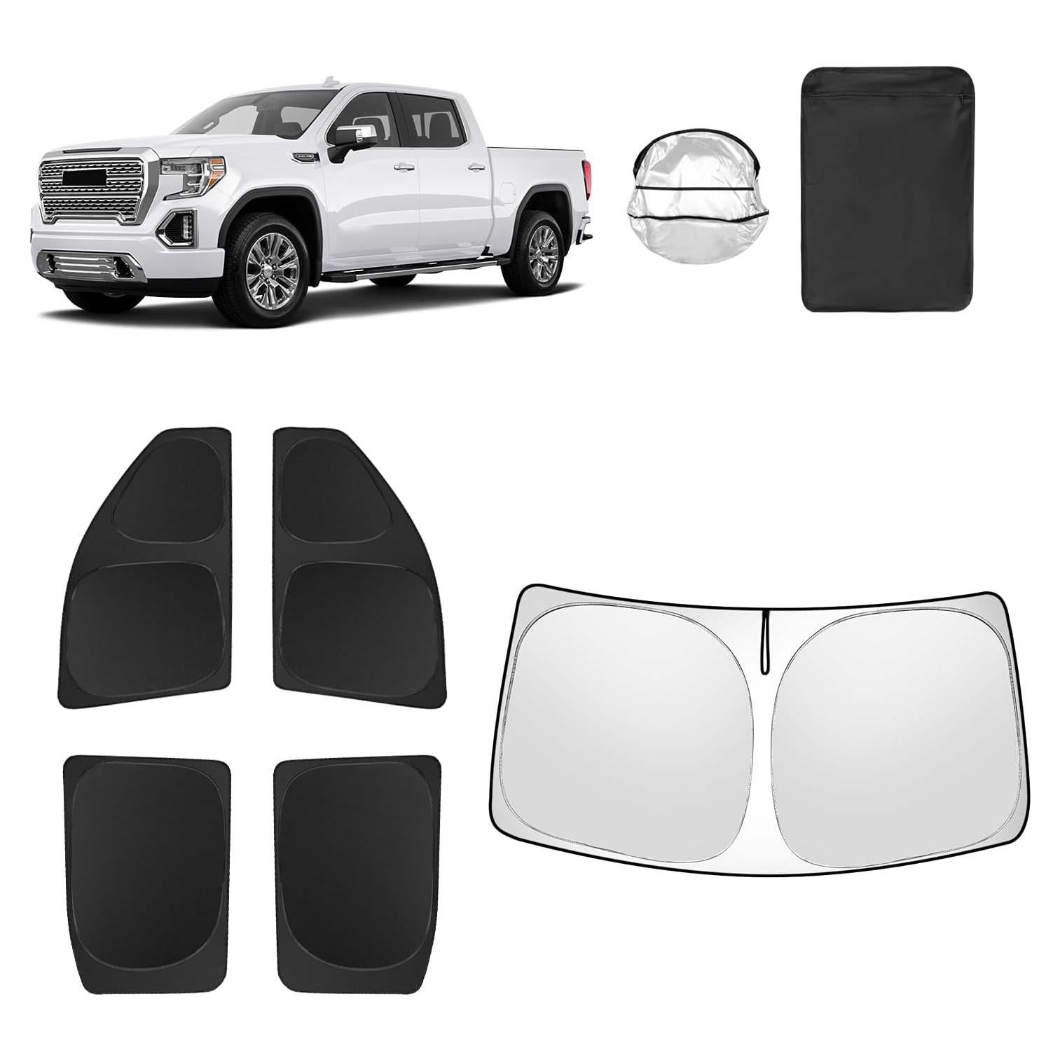 Sombrillas para Ventanas de Coche SHINELINERS GMC Sierra 2019-2025