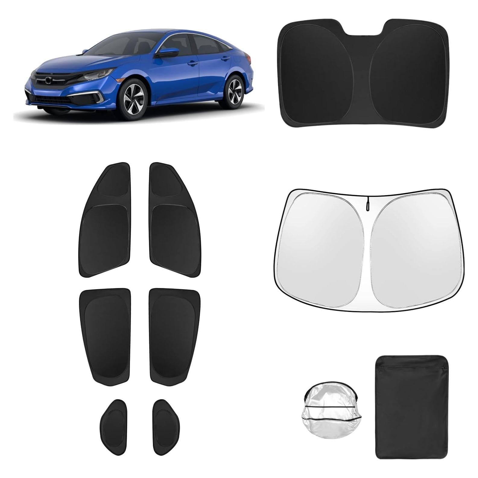 Sombrillas para Ventanas de Auto SHINELINERS Honda Civic 2016-2021