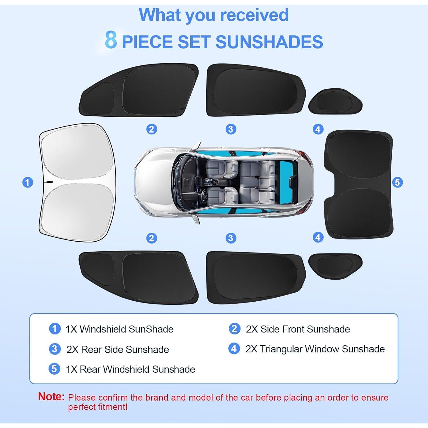 Sombrillas para Ventanas de Auto SHINELINERS Honda Civic 2016-2021