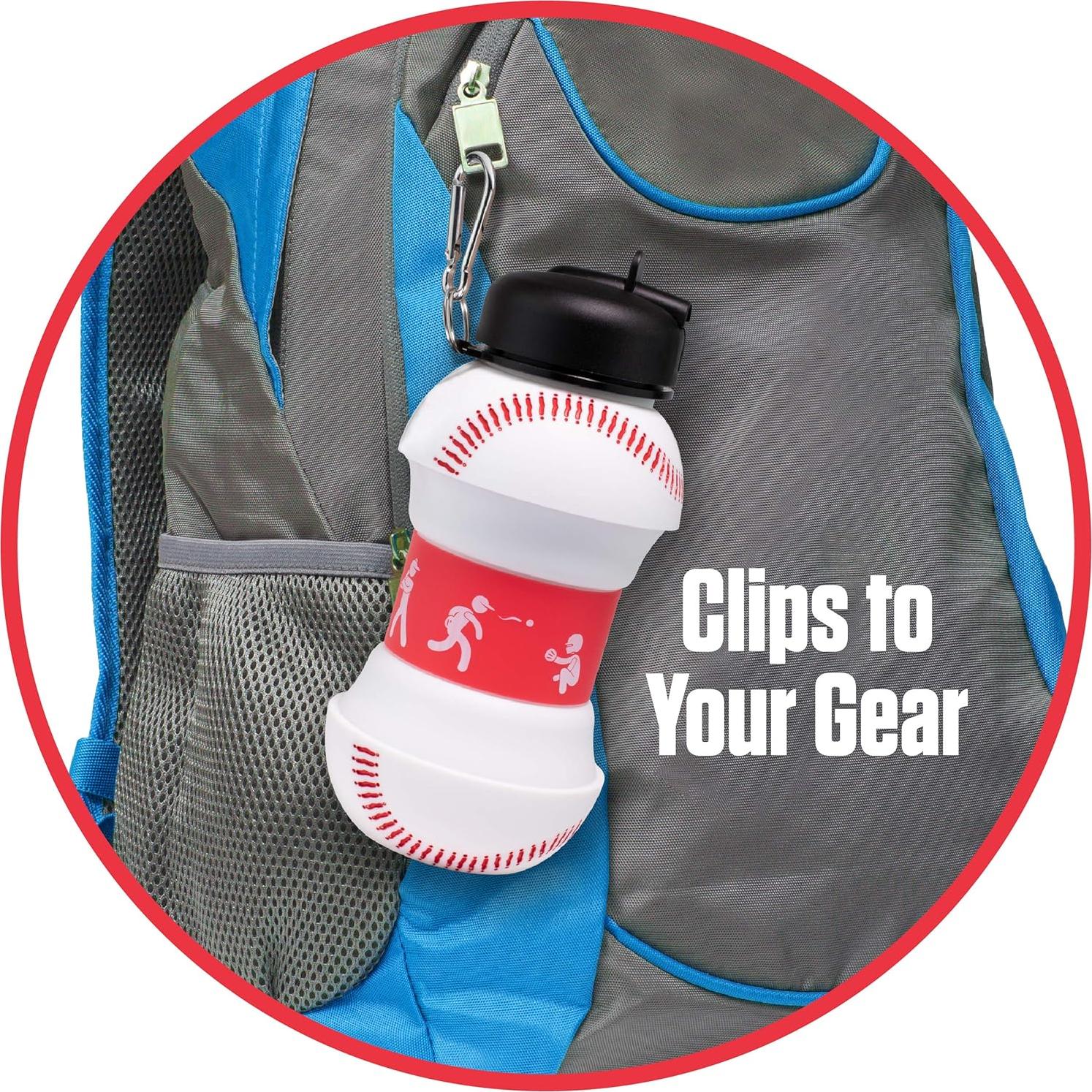 Botella de Agua Plegable Maccabi Art 532 ml Silicona BPA Free