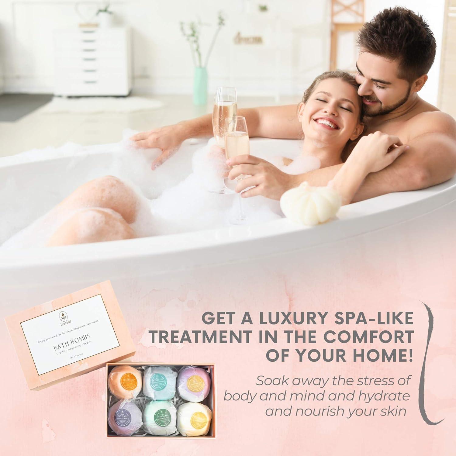 Juego de 6 Bombas de Baño Levitural - Aromaterapia Natural