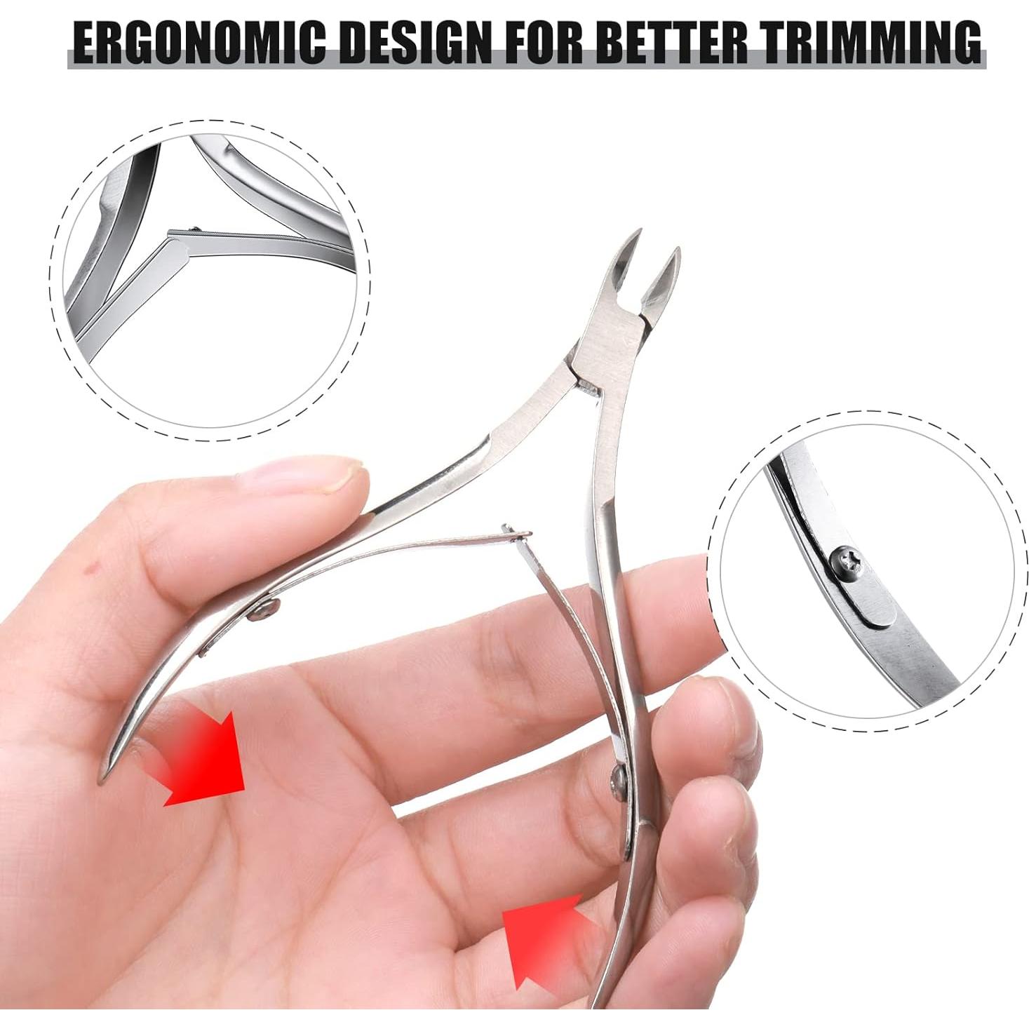 Set de 20 Cortadores de Cutículas Chumia Acero Inoxidable