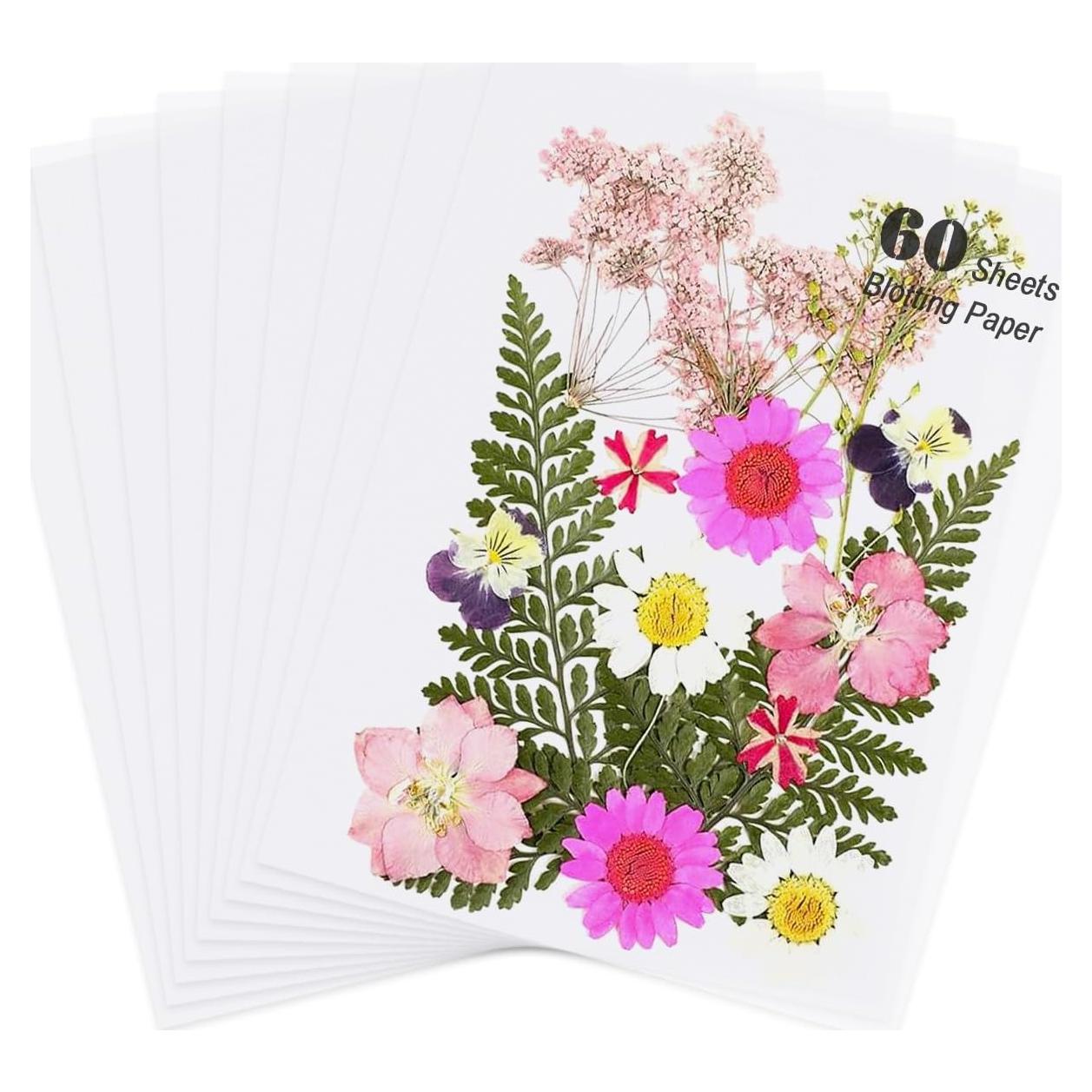 Papel Absorbente A5 CenterZ 60 Hojas Reutilizable para Flores