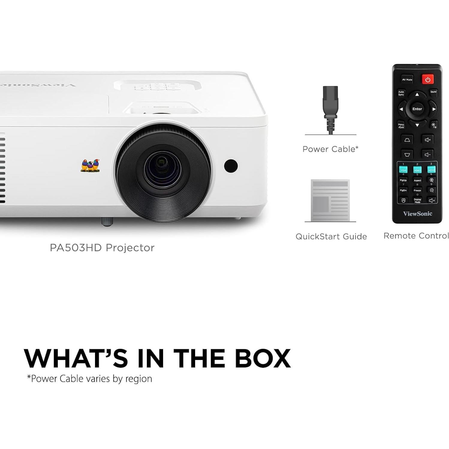 Proyector ViewSonic PA503HD 4000 Lúmenes FHD 1080p HDMI