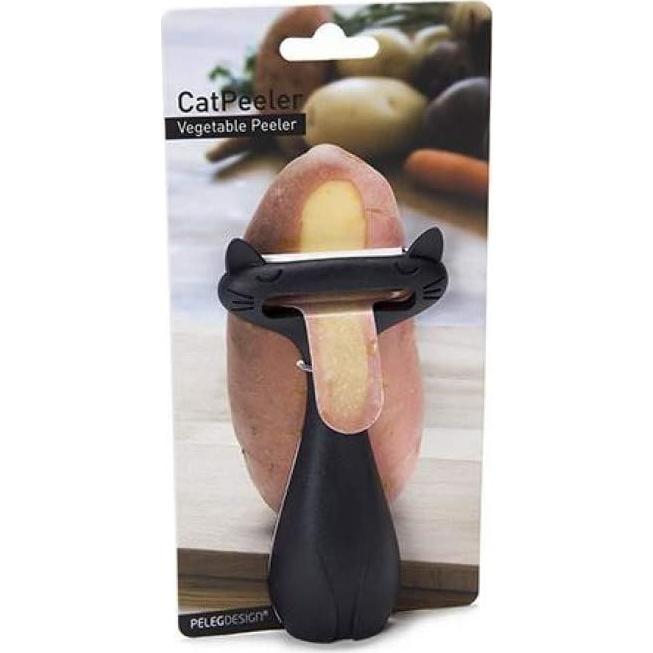 Pelador de Verduras Peleg Design Gato Negro 12.95x7.37cm