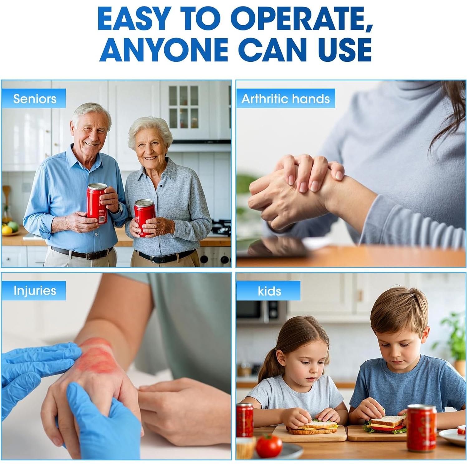 Abrelatas Eléctrico Duyiho Automático Recargable para Ancianos