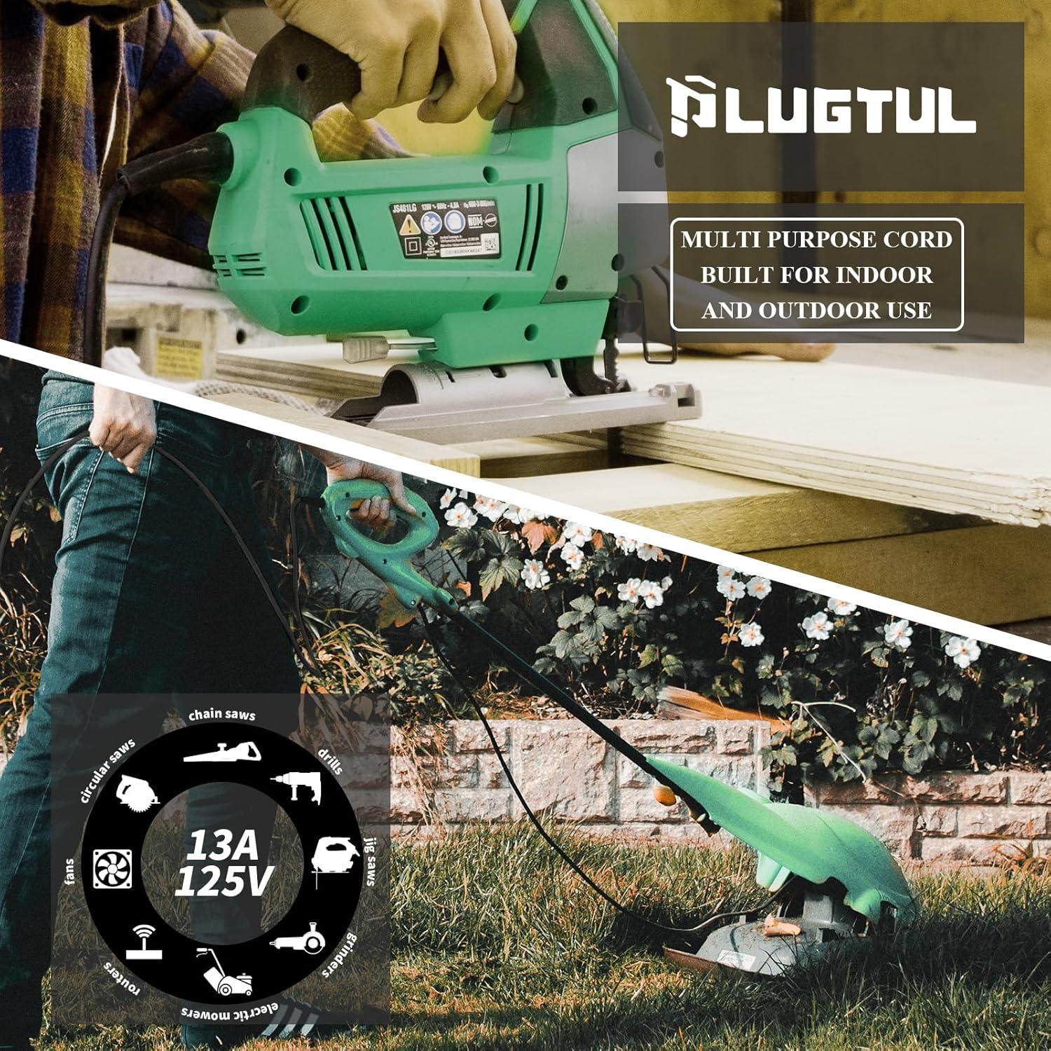 Cable de Extensión Impermeable 1.83 m PLUGTUL 16/3 13A