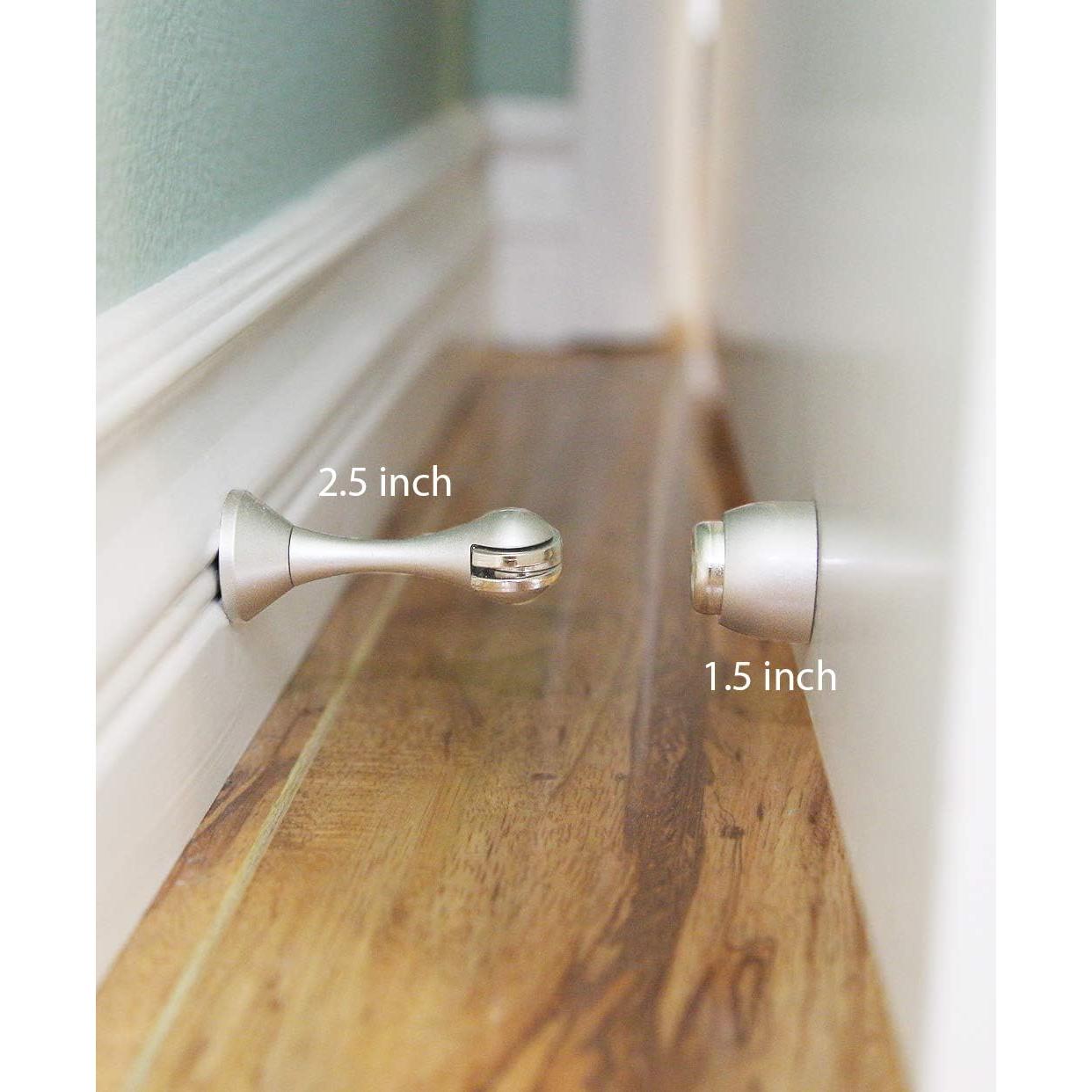 Tope de puerta magnético Safus Níquel Cepillado 1pc