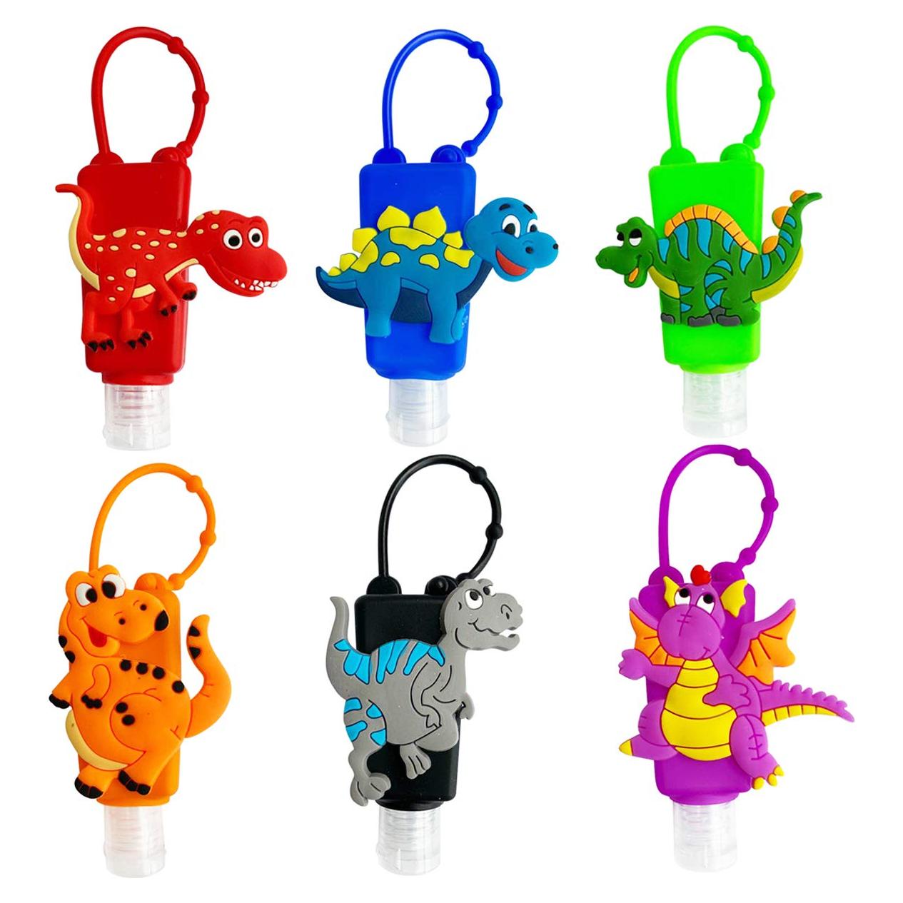 6 Botellas Vacías de Viaje 30ml VHOPMORE con Soporte Silicona