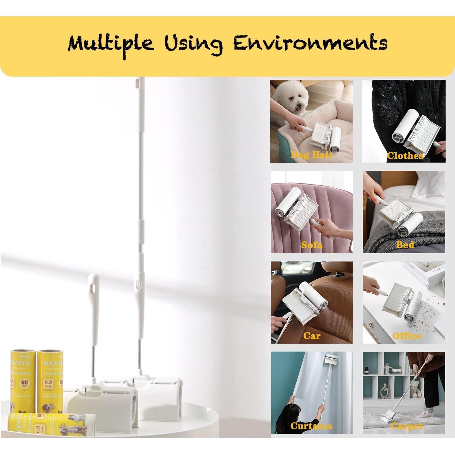 Rodillo Quitapelusas Extra Pegajoso HapChron 240 Hojas 6.3"