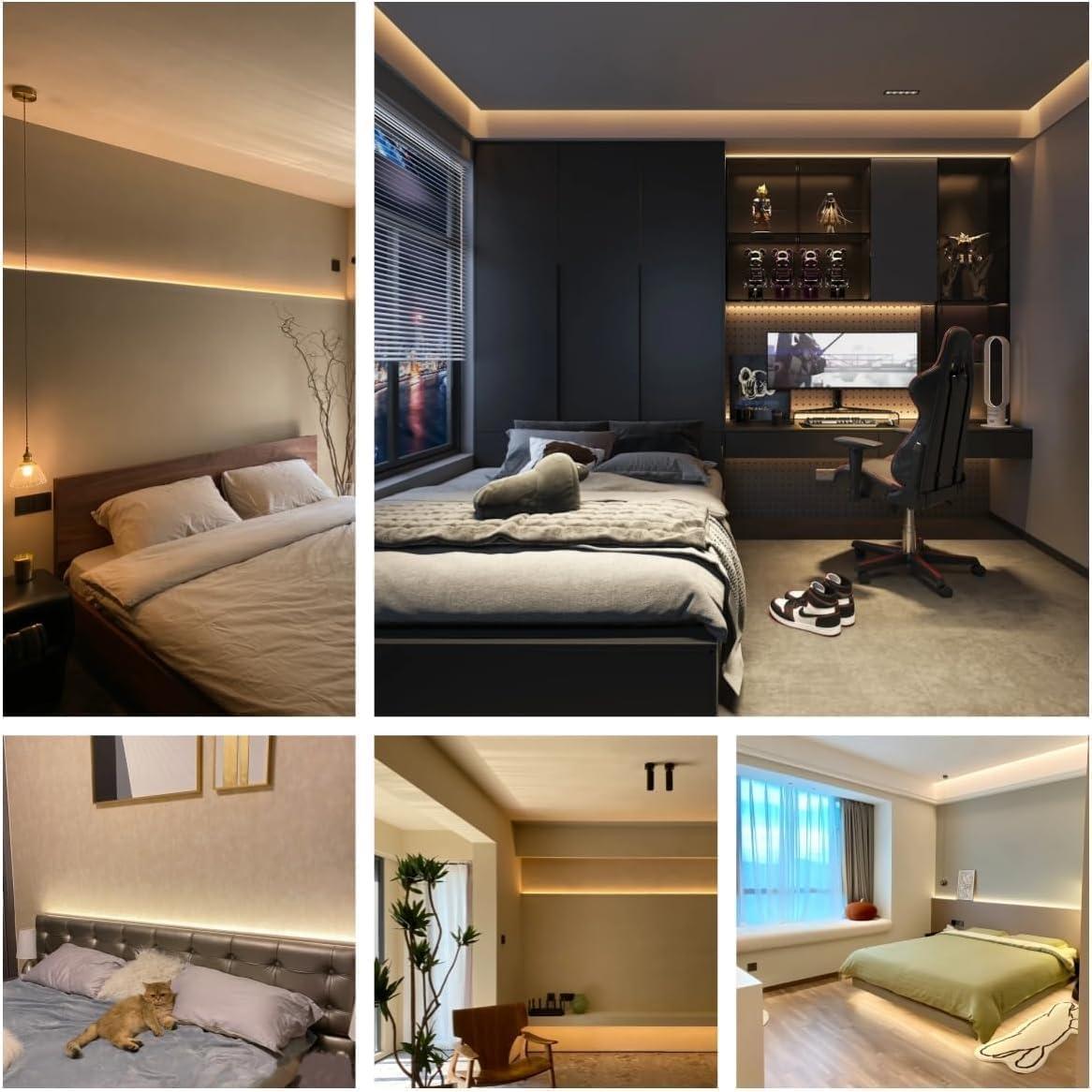 Tira de Luz LED COB 1M CUBITOR Regulable 5V USB Tipo-C 2700K