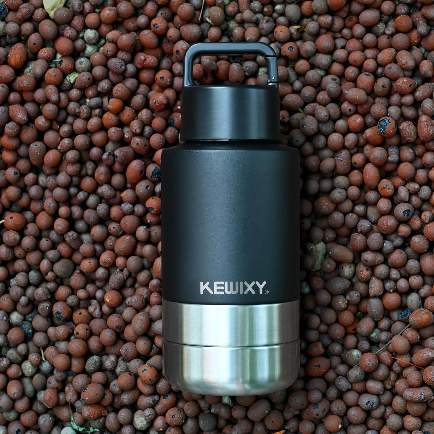 Botella de Agua Aislada para Perros KEWIXY 0.95 L Negra