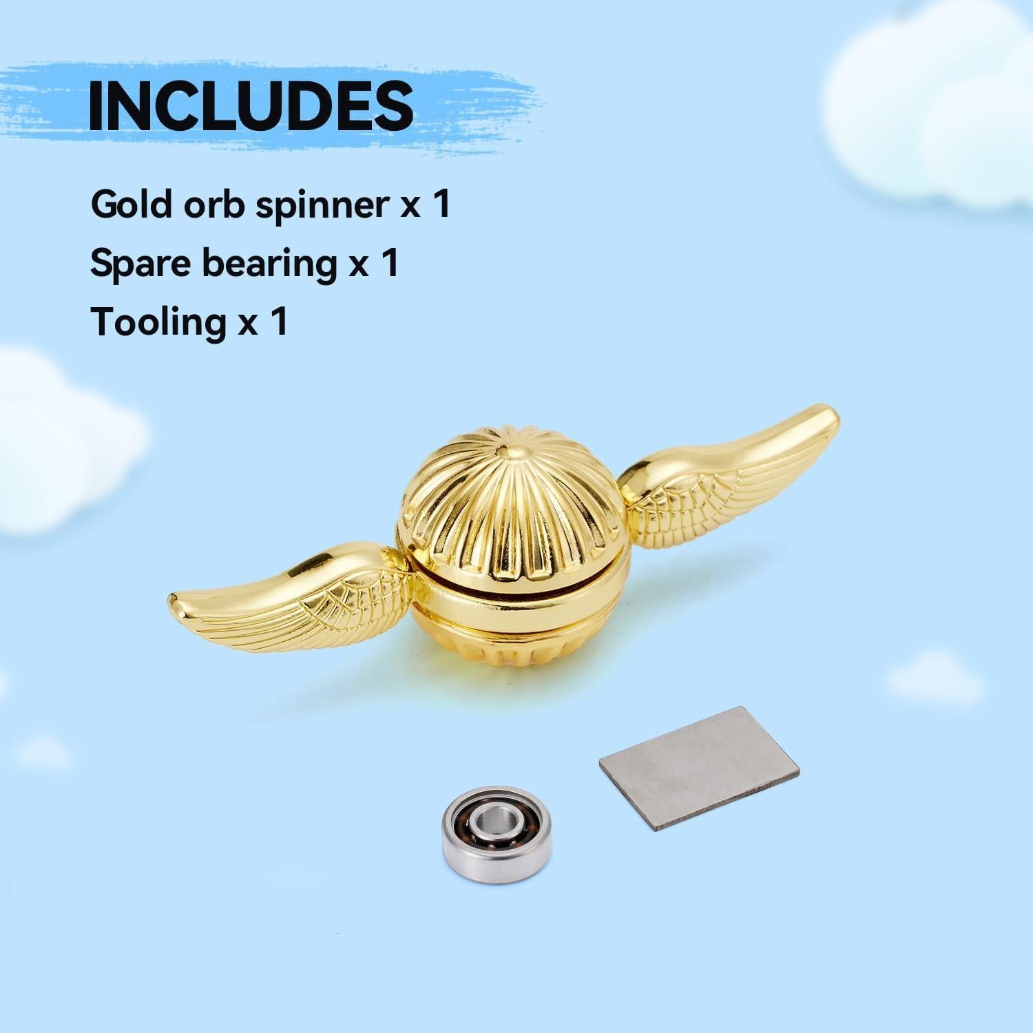 Spinner de Metal MAYBO SPORTS para Alivio de Estrés - Oro