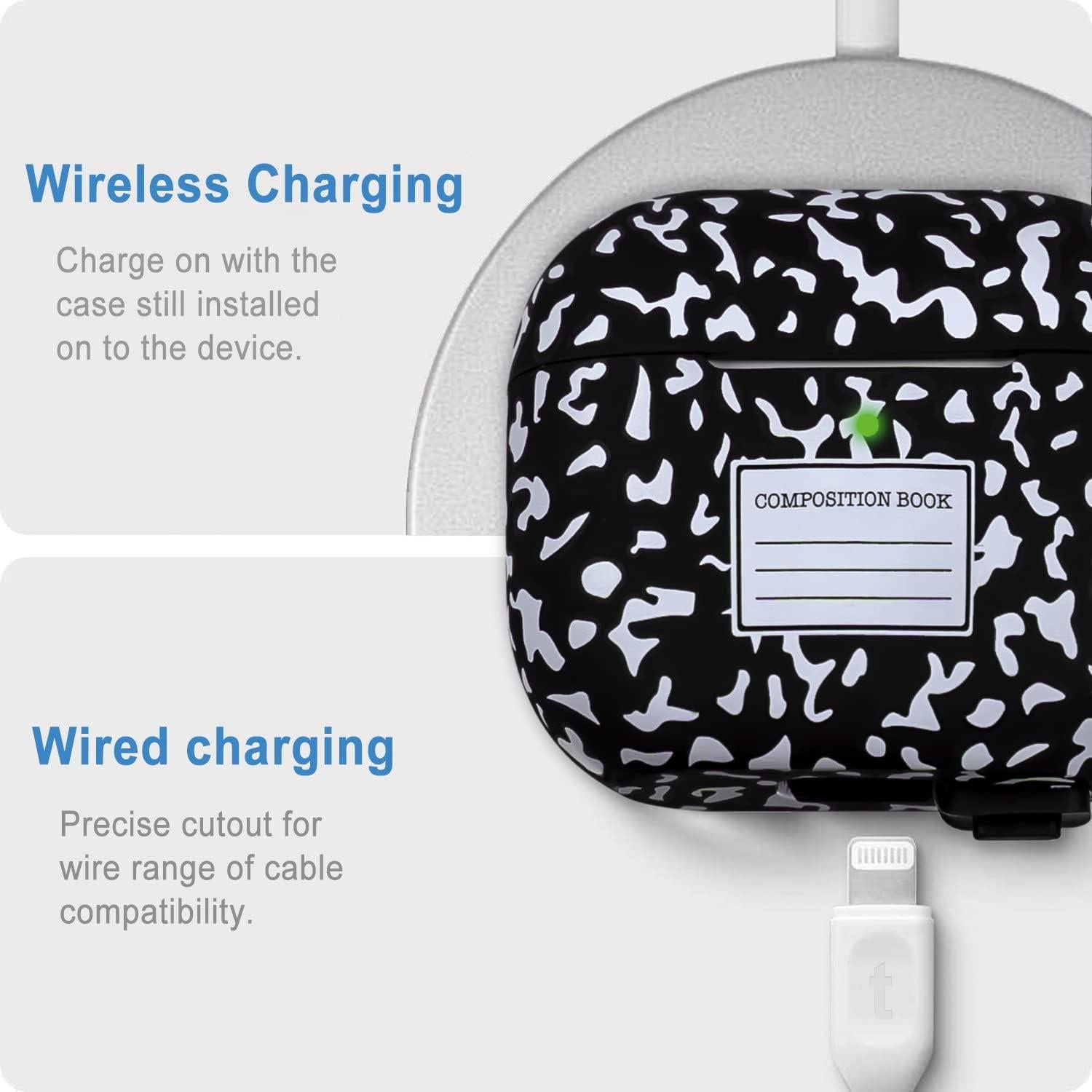 Funda de Silicona Gawnock para AirPods 3 2021 Floral Mujeres