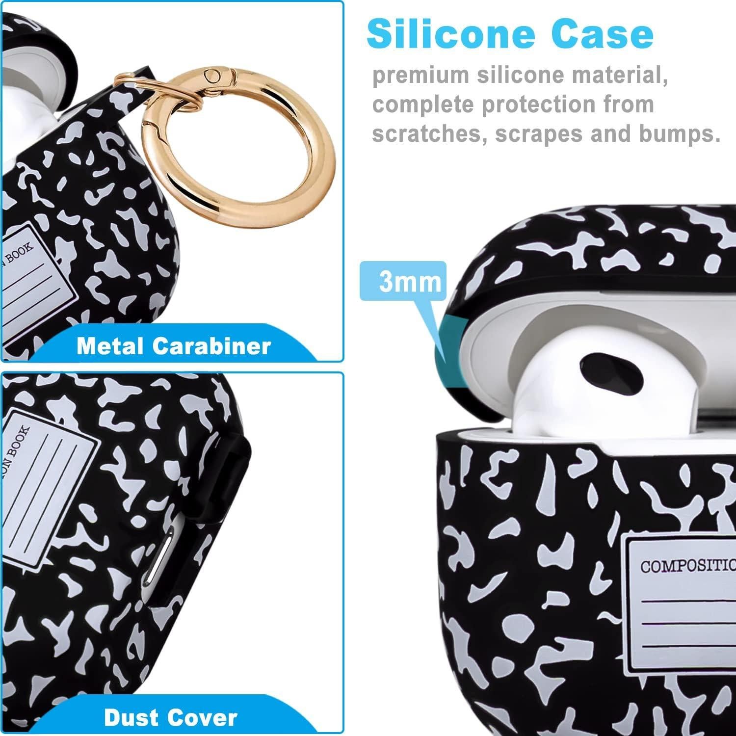 Funda de Silicona Gawnock para AirPods 3 2021 Floral Mujeres