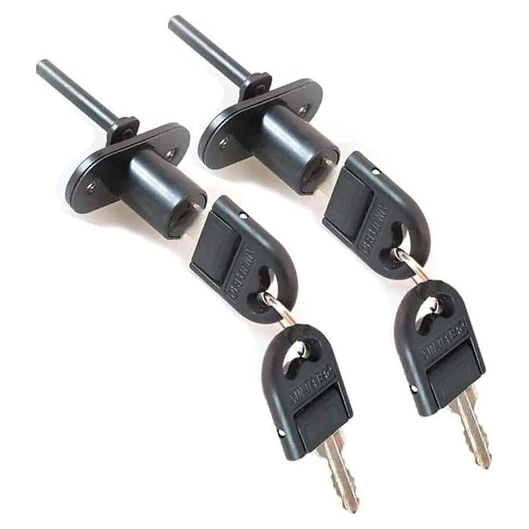 Cerraduras de Cajón HOWDIA con Llaves - 16mm, 2 Pcs, Zinc