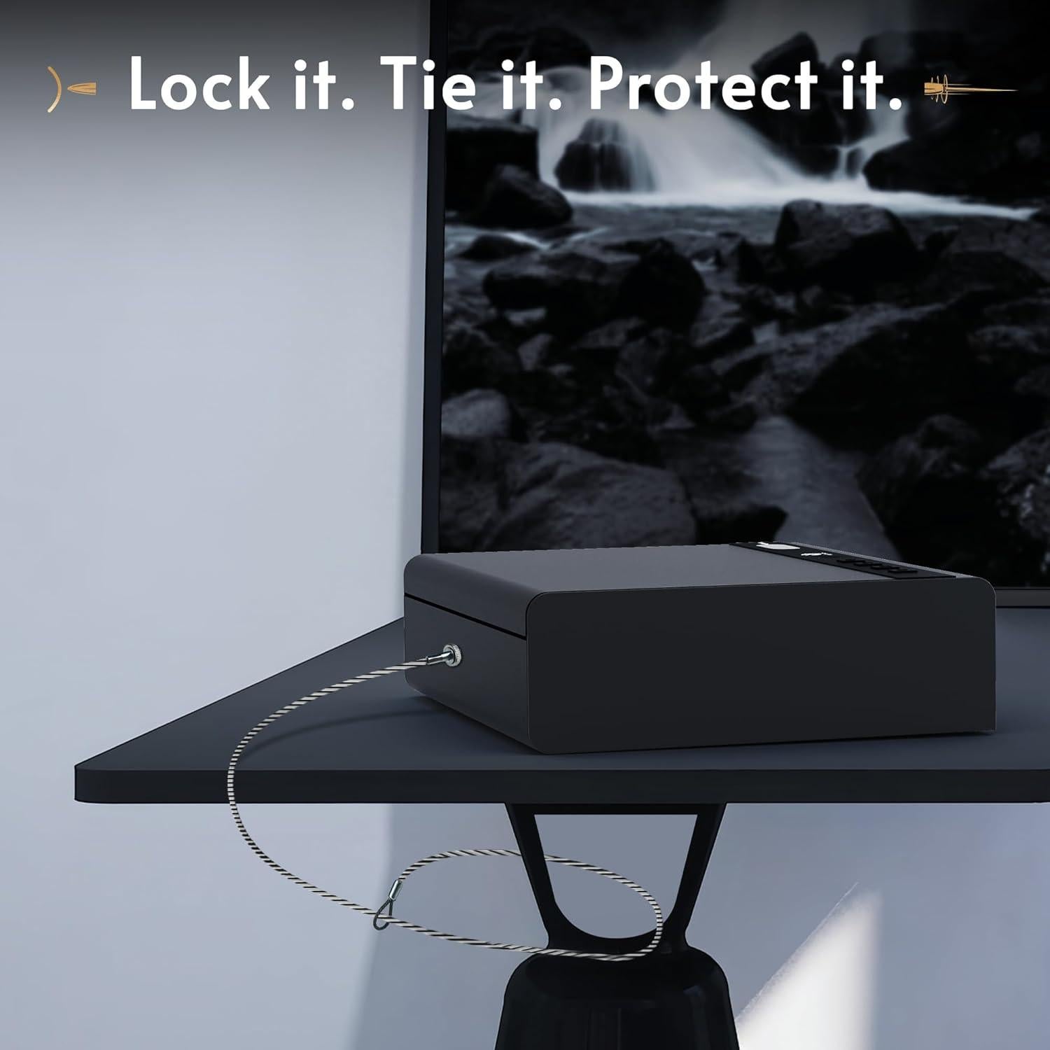 Caja Fuerte Biométrica BE-TECH para Pistolas 3L Acceso Rápido