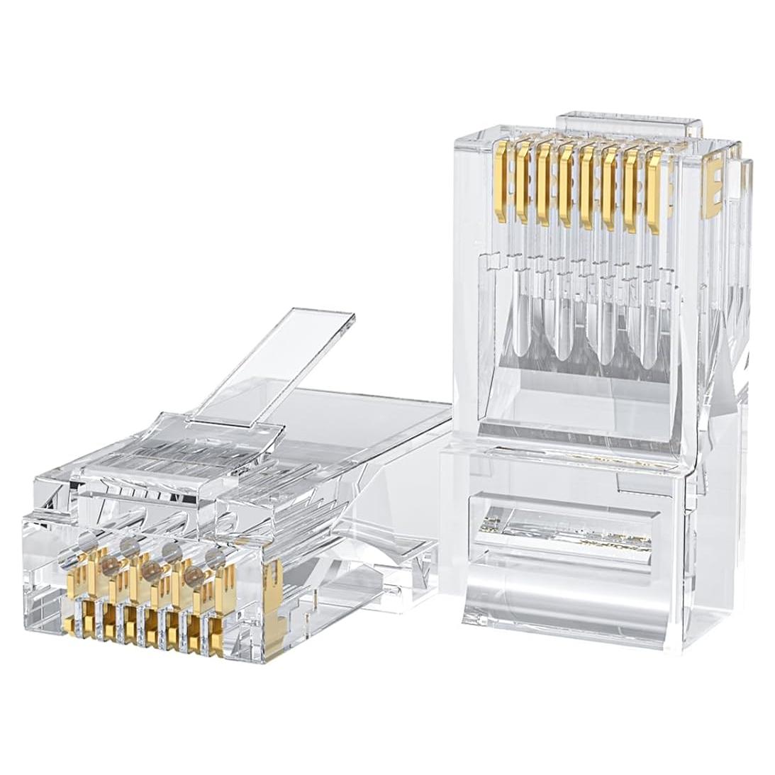 Conectores Ethernet RJ45 Cat6 CableCreation - Paquete de 10