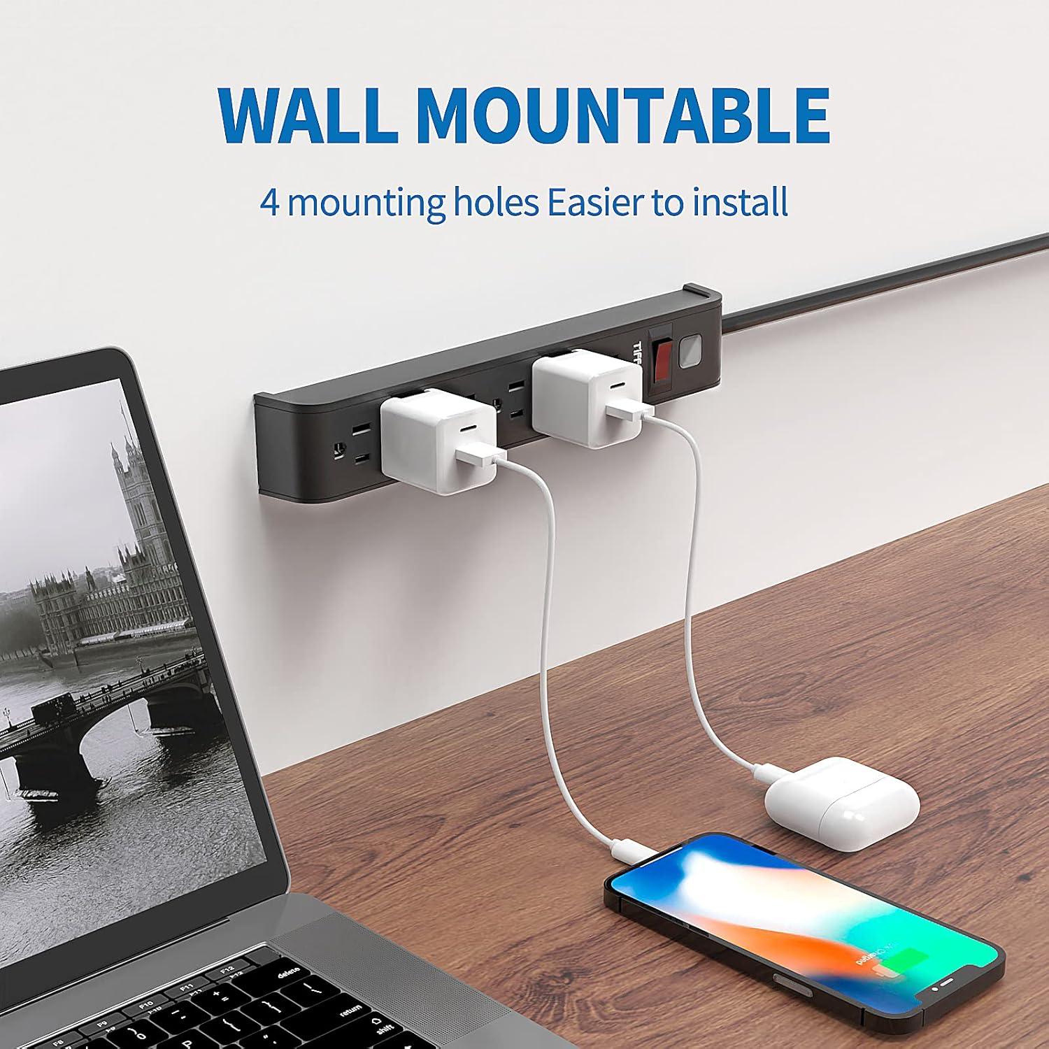 Regleta Tiffcofio 1.22 m con Protección contra Sobretensiones