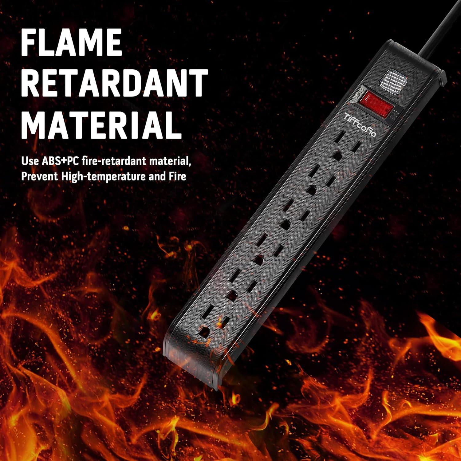 Regleta Tiffcofio 1.22 m con Protección contra Sobretensiones