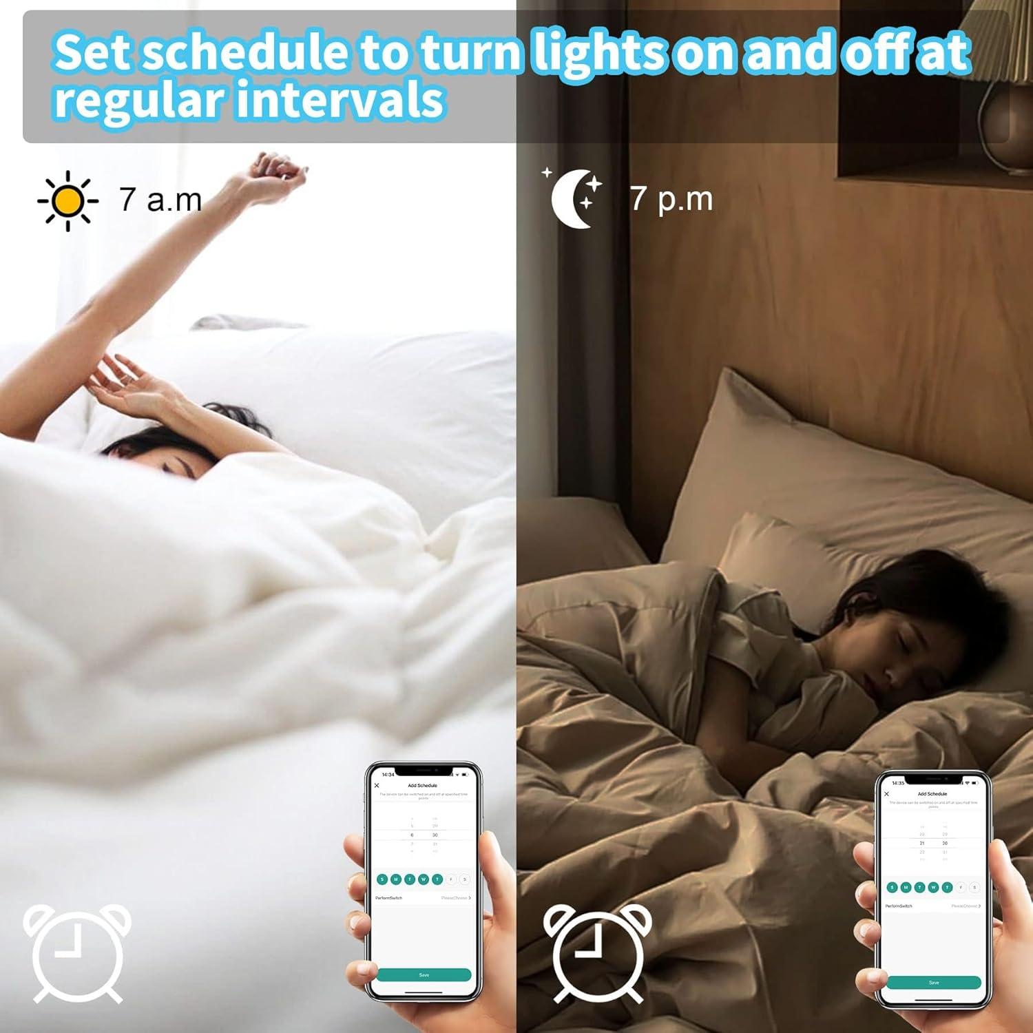 Interruptor de Luz Inteligente WiFi 2 Gang Milfra - Control Remoto