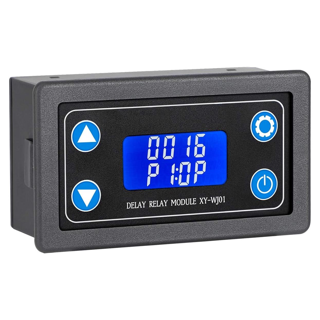 Módulo de Relé de Retardo DROK 10A DC 6-30V Temporizador LCD