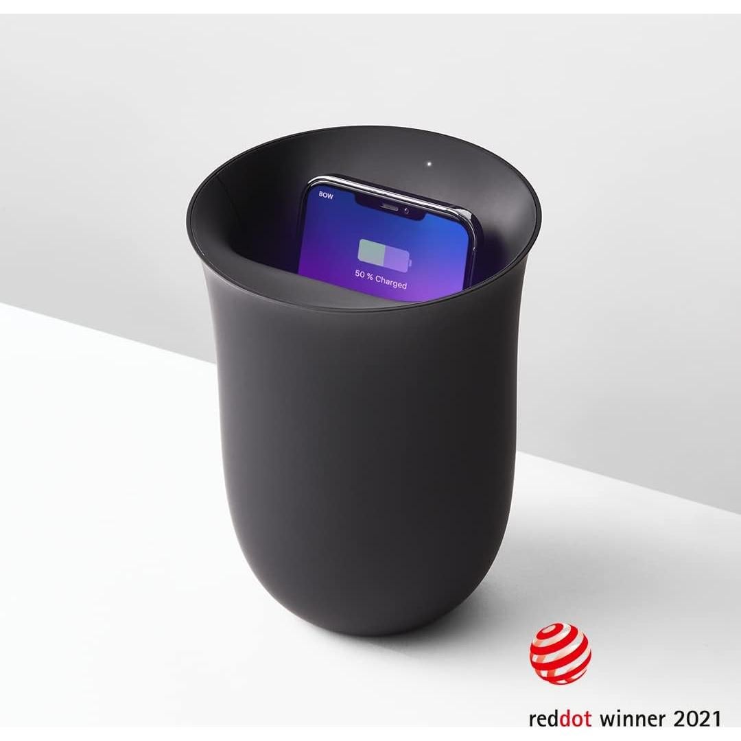 Cargador Inalámbrico Lexon Oblio con Sanitizador UV-C 10W