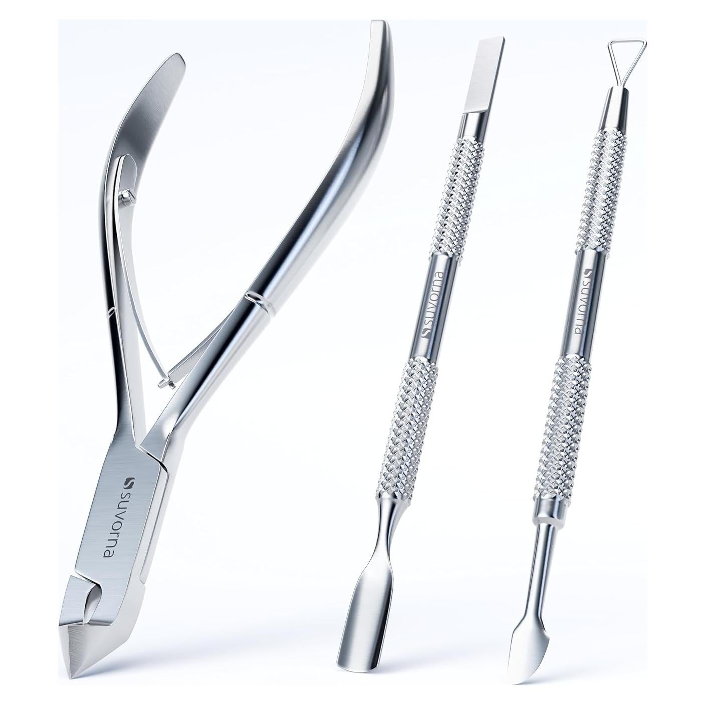 Juego de Cortadores de Cutícula Suvorna 5 en 1 Acero Inoxidable