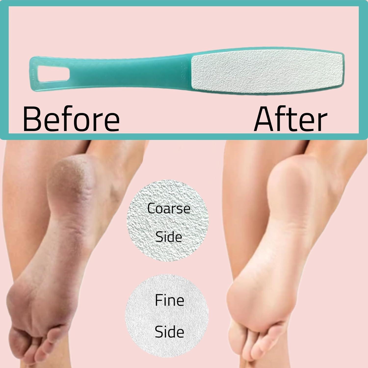 Lima de Pies Doble Cara ALAZCO con Mango Ergonómico 25.4 cm