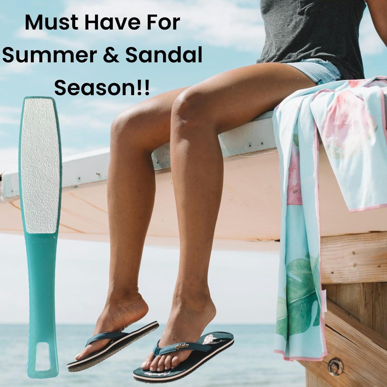 Lima de Pies Doble Cara ALAZCO con Mango Ergonómico 25.4 cm