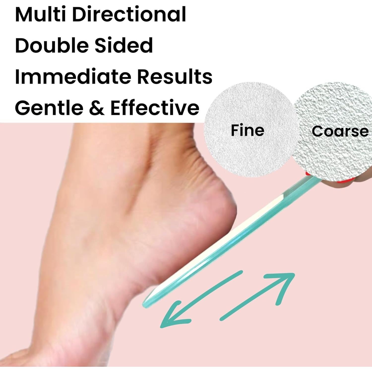 Lima de Pies Doble Cara ALAZCO con Mango Ergonómico 25.4 cm