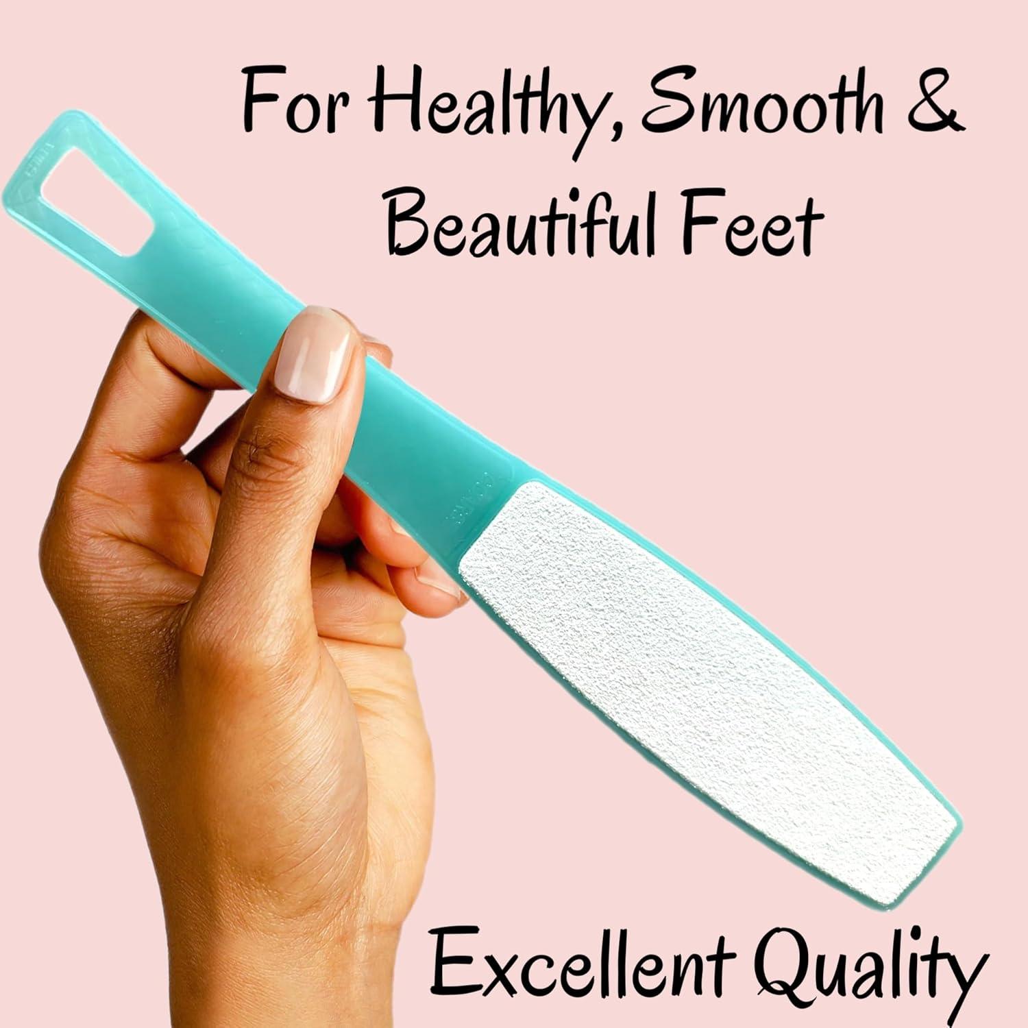 Lima de Pies Doble Cara ALAZCO con Mango Ergonómico 25.4 cm