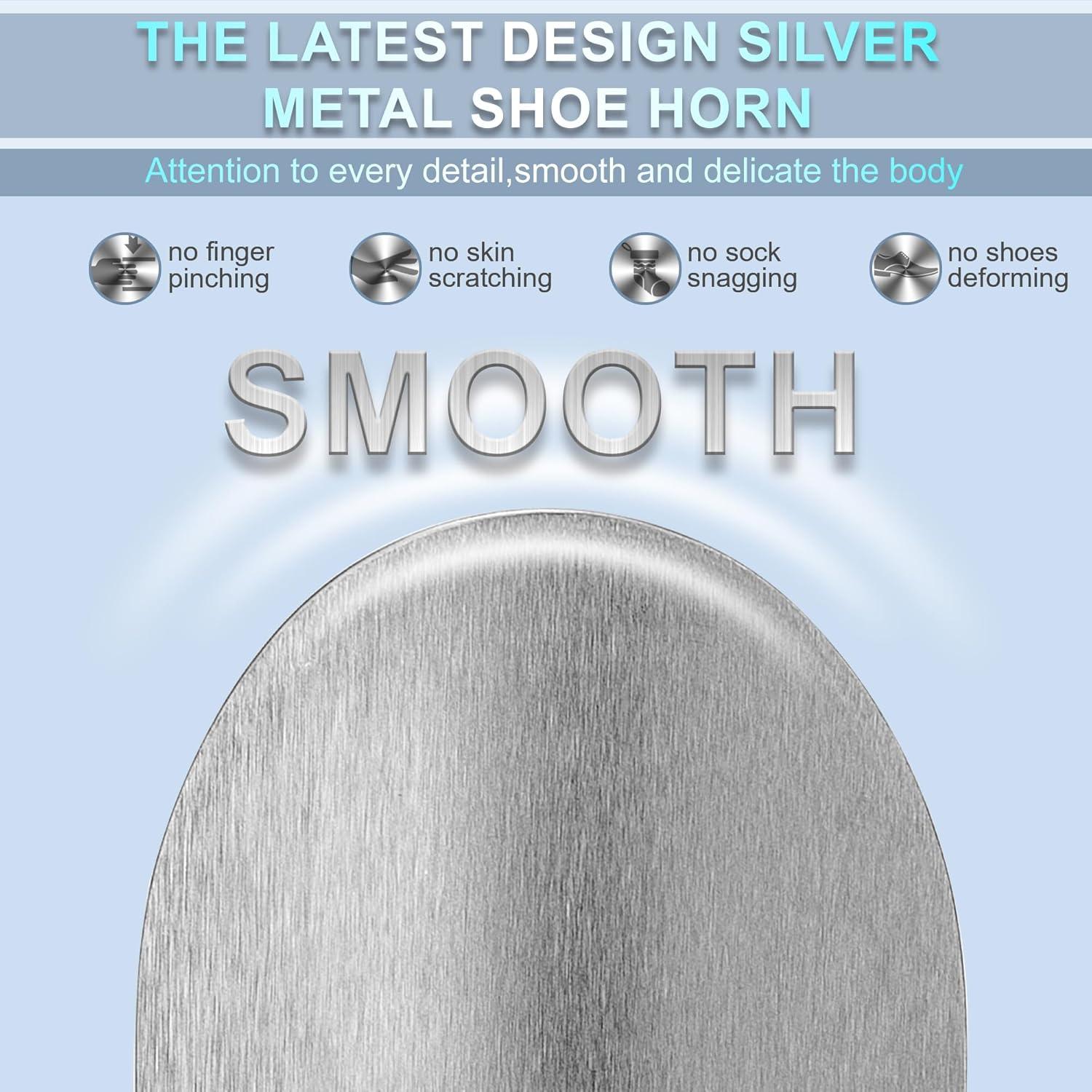 Cuerno de Zapato de Metal ZOMAKE 19 cm Portátil para Viaje