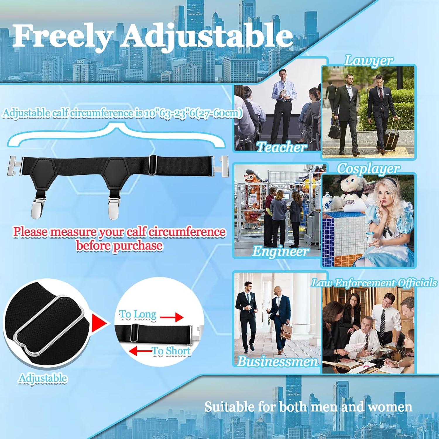 Suspensores de Medias Stay Gent para Hombres - Ajustables y Antideslizantes